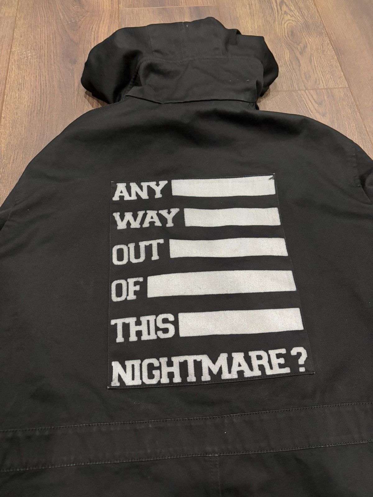 RAF Simons “Any Way Out of This Nightmare” Parka