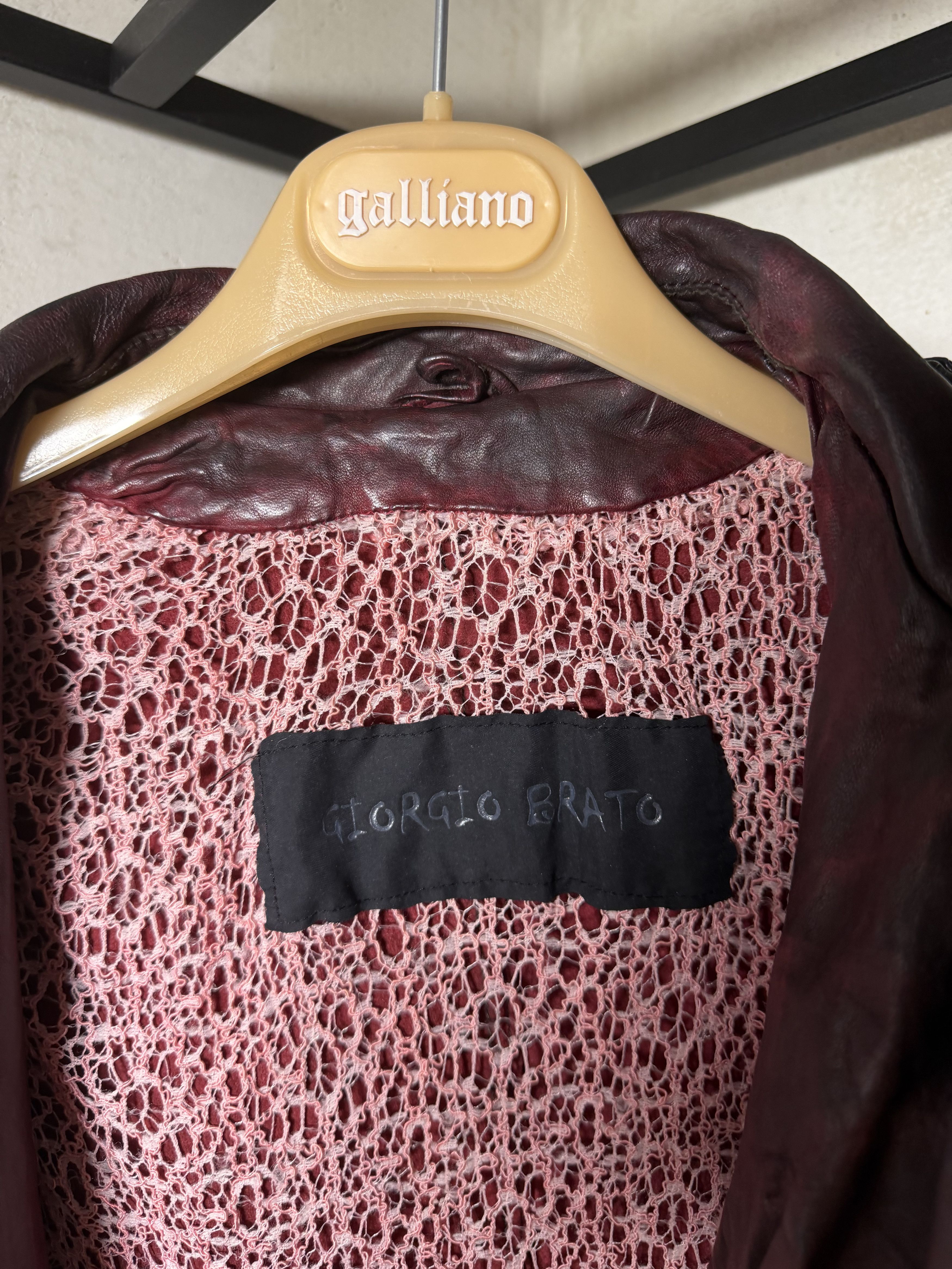 Giorgio Brato Giorgio Brato Sheep Skin Leather Biker Jacket Size M / US 6-8 / IT 42-44 - 14 Thumbnail