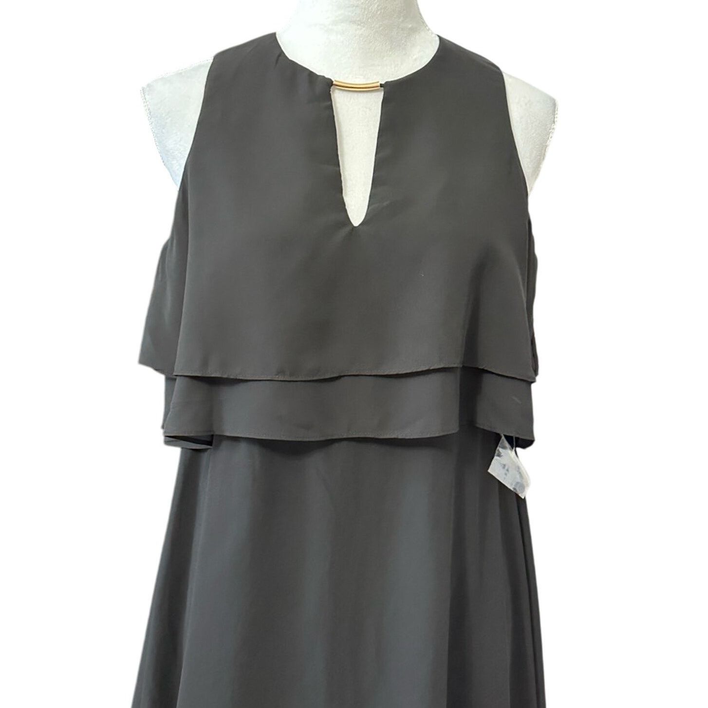 Other Tash + Sophie Popover Blouson Dress Black Lined Sleeveless S Size S / US 4 / IT 40 - 2 Thumbnail