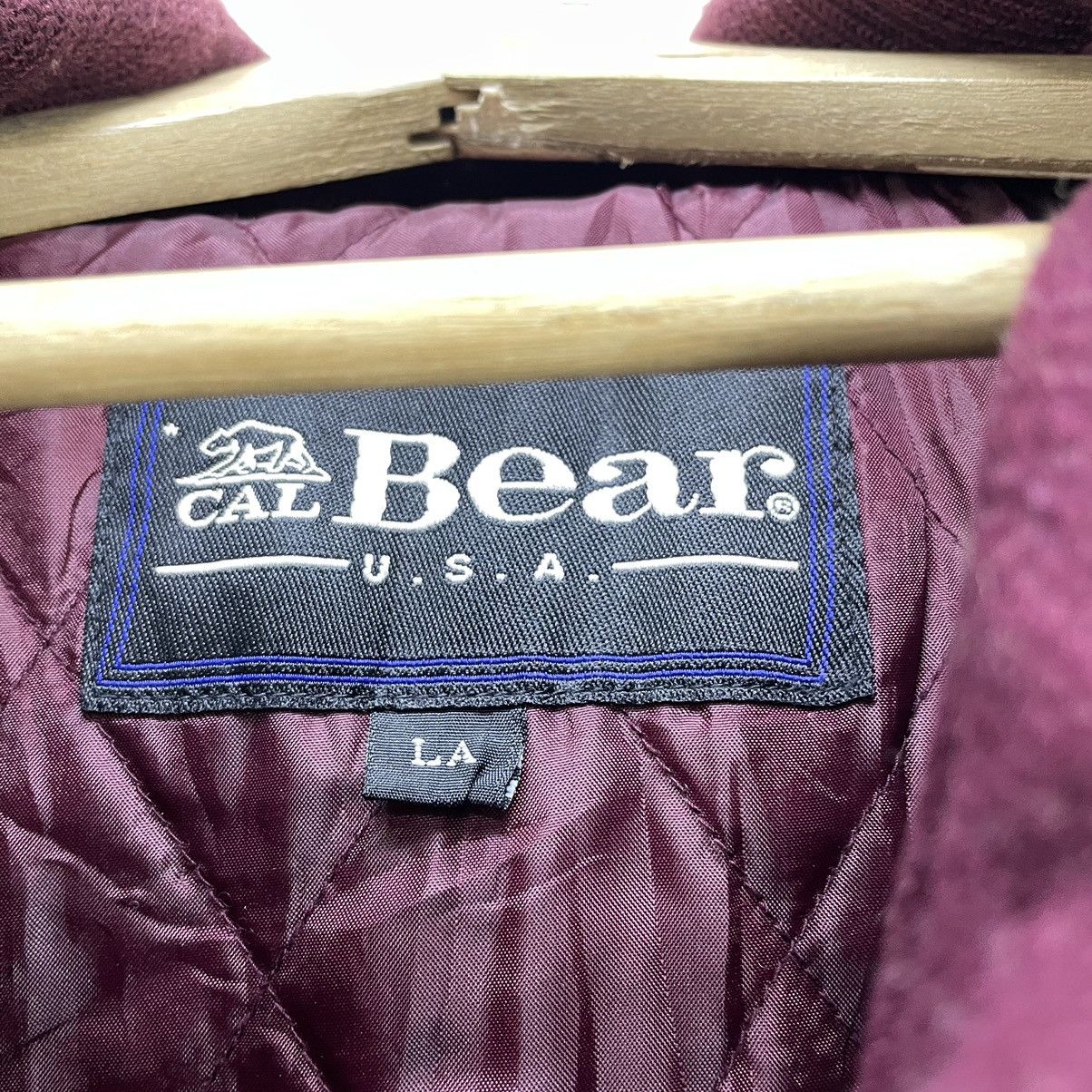 Japanese Brand × Vintage Japanese Brand Two Tone Cal Bear Varsity Wool Jacket Size US M / EU 48-50 / 2 - 3 Thumbnail