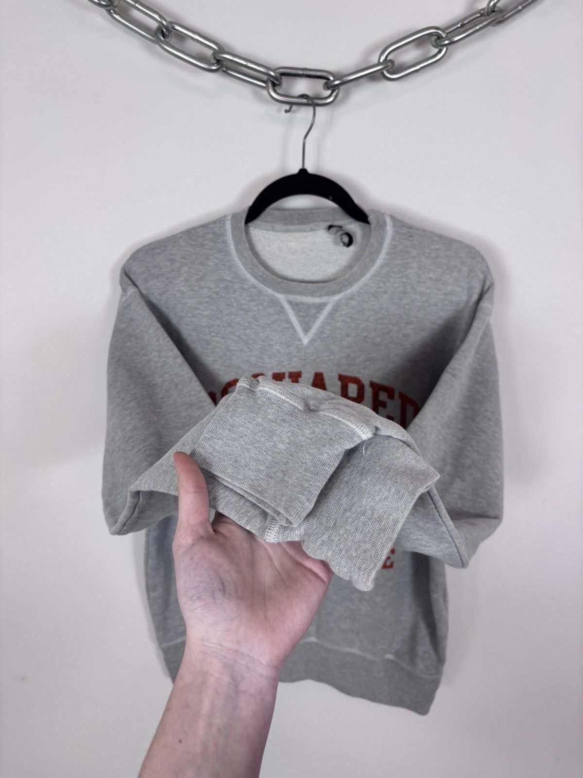 Dsquared2 Dsquared2 Men’s Basketball Street League Gray Sweatshirt Size US S / EU 44-46 / 1 - 8 Thumbnail