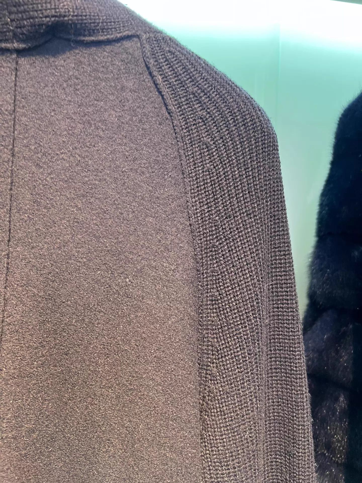 Transit Transit 100% Wool Back Knit-Panel Coat 44 New Size US S / EU 44-46 / 1 - 4 Thumbnail