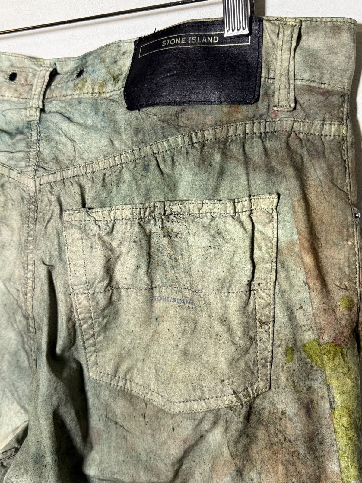 Stone Island stone island overdyed cotton pants Size US 37 - 9 Thumbnail