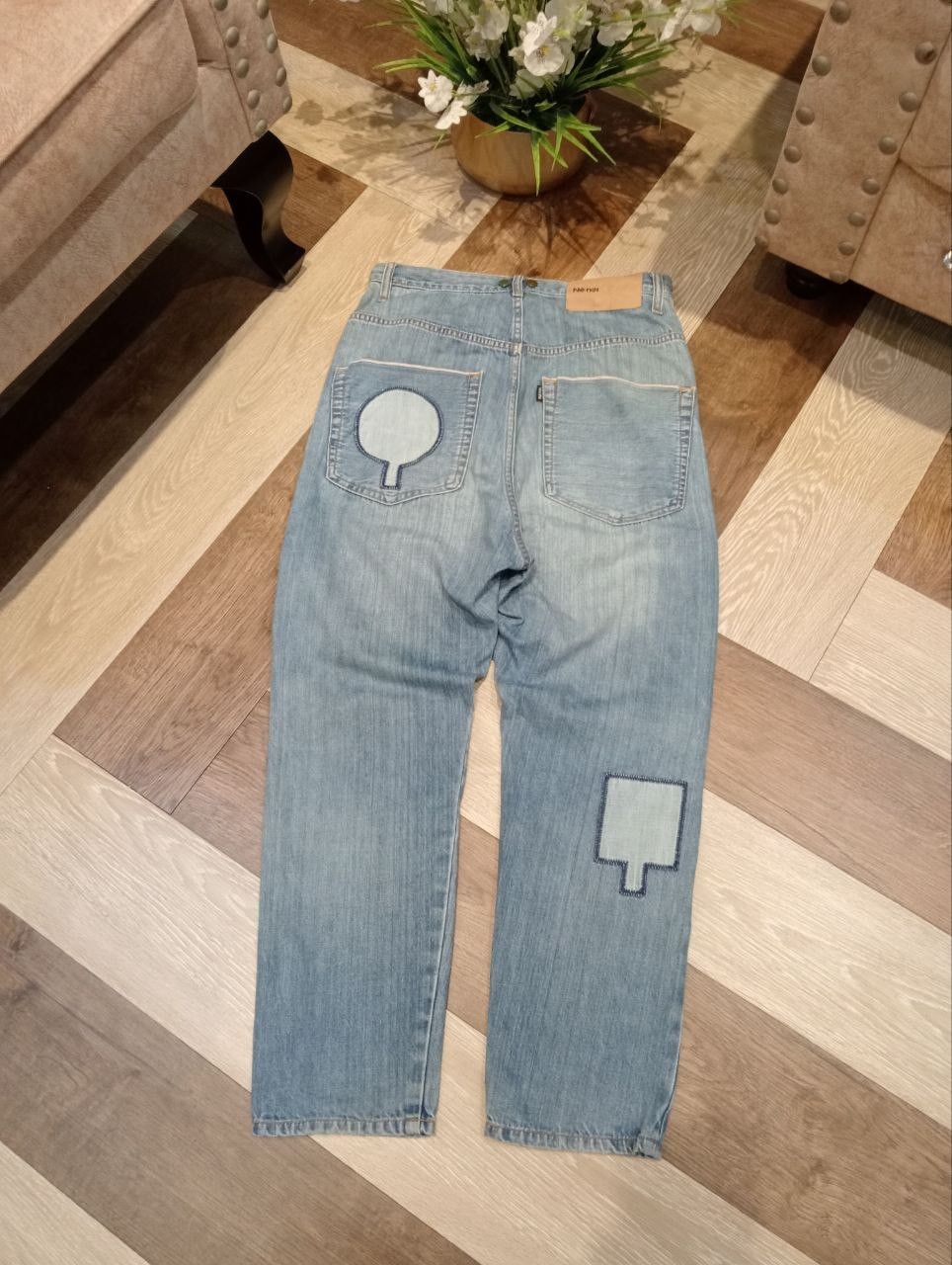 Ne-Net NE-NET ISSEY MIYAKE DISTRESSED BLUE DENIM PANTS Size US 30 / EU 46 - 9 Thumbnail