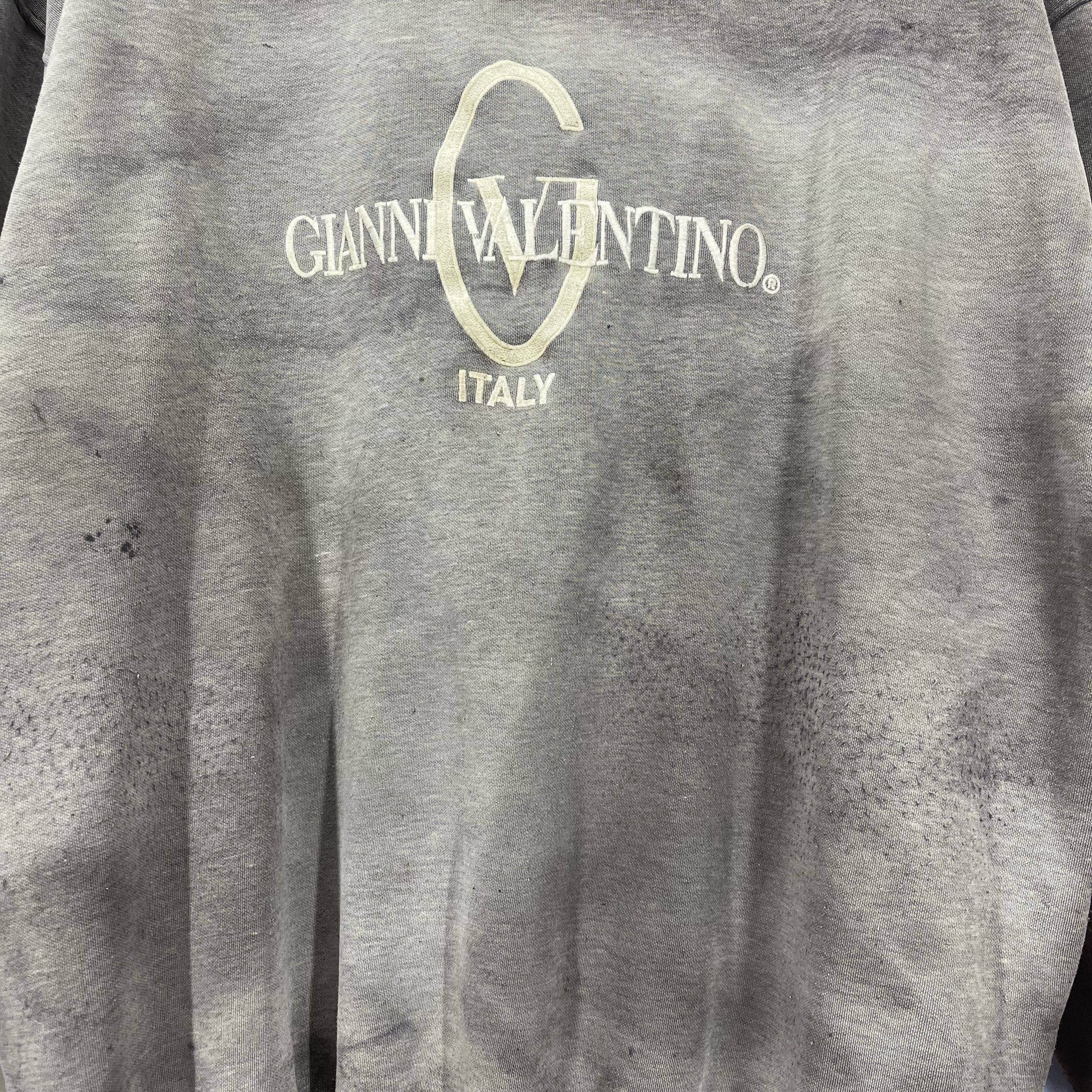 Gianni Valentino Thrashed GIANNI VALENTINO Crew Neck Sweatshirt #1720/06 Size US L / EU 52-54 / 3 - 4 Thumbnail