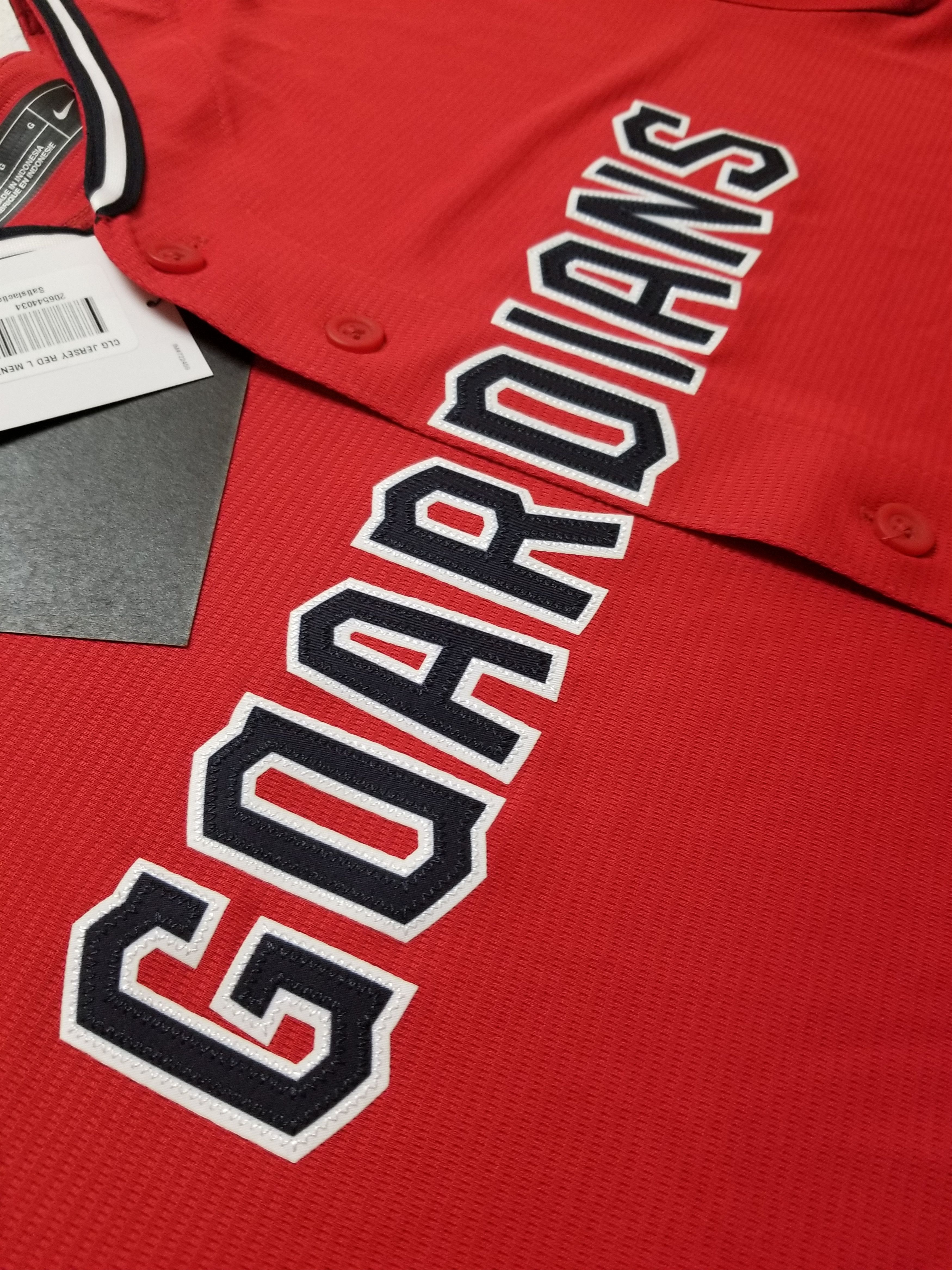 Nike Nike Cleveland Guardians Replica 2.0 Alternate Blank Jersey Size US L / EU 52-54 / 3 - 8 Thumbnail