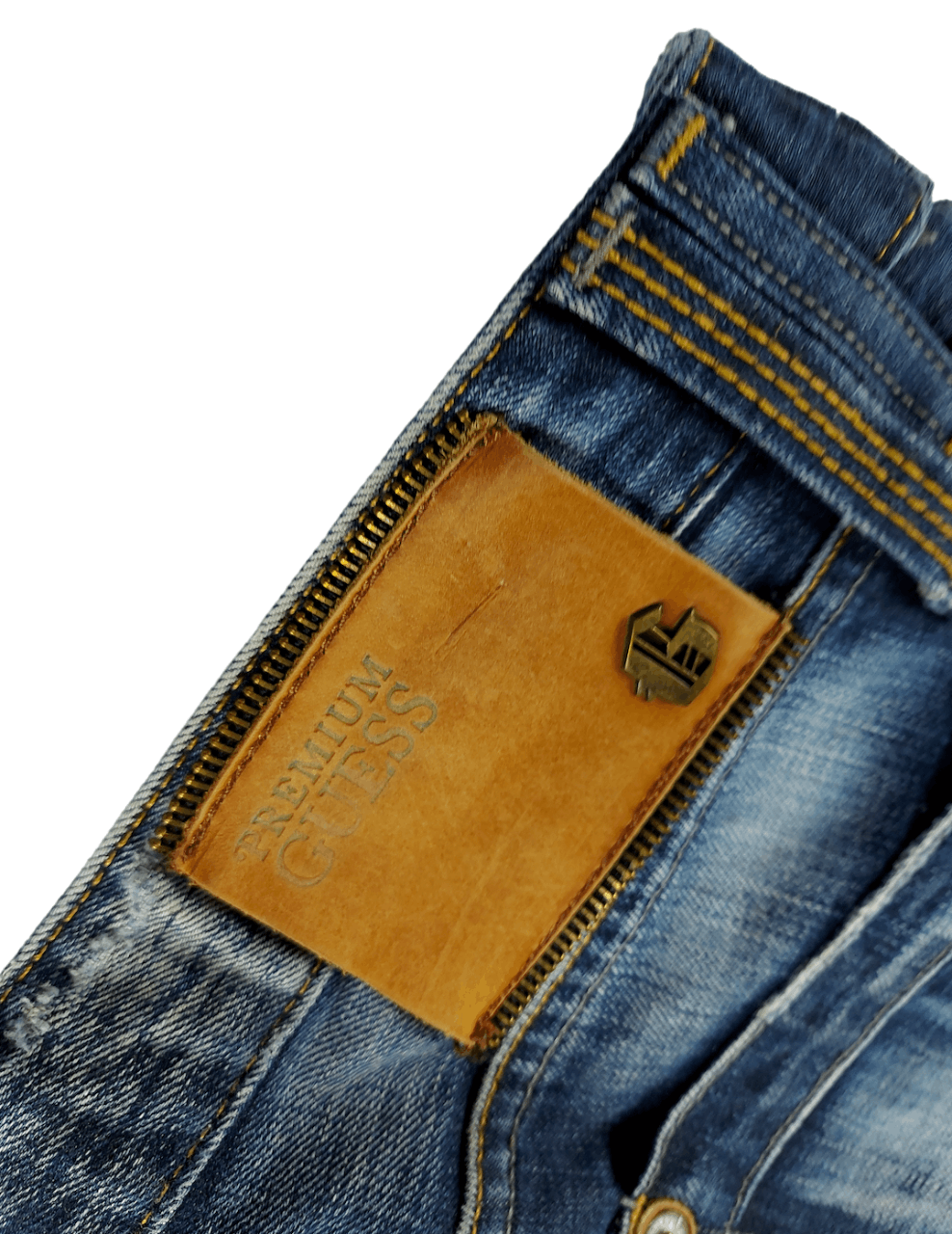 Guess × Vintage Guess Prenium Denim Jeans Size US 32 / EU 48 - 6 Thumbnail