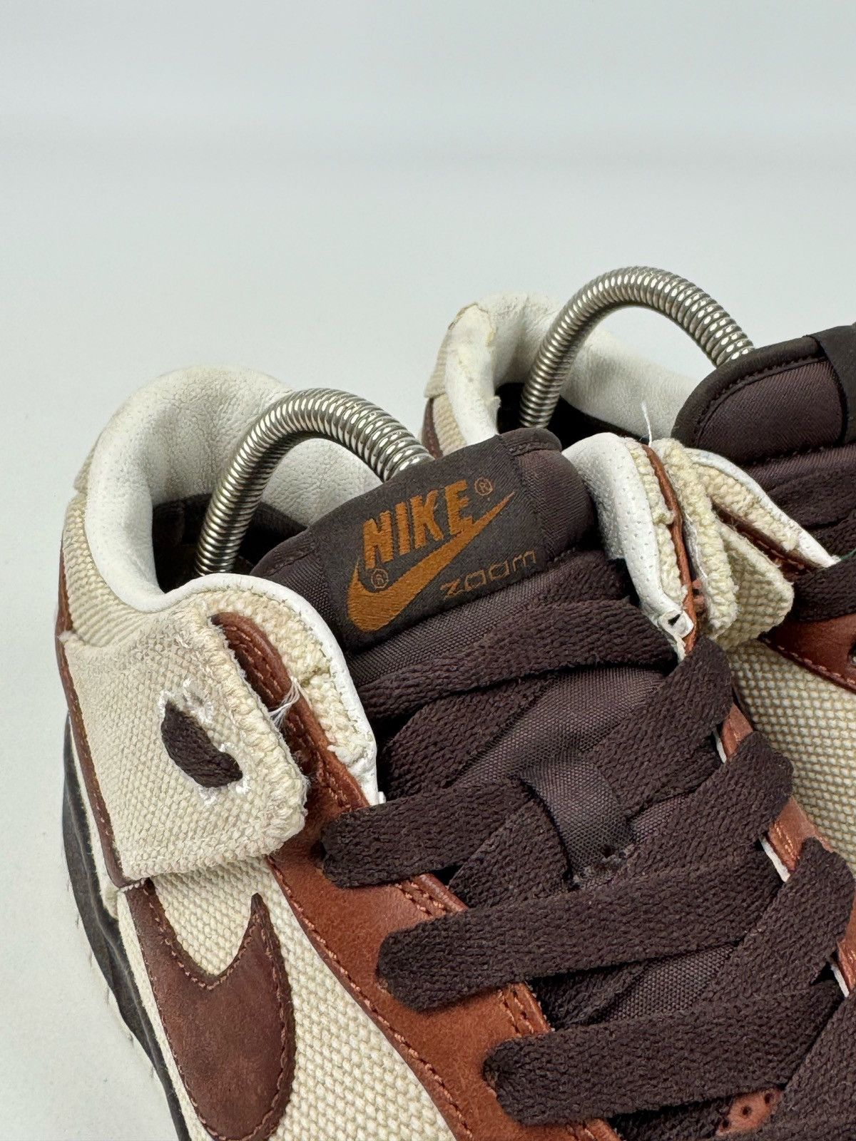 Vintage 00s Vintage Nike Dunk Low Premium Light British Tan Sneakers Size US 10 / EU 43 - 9 Thumbnail