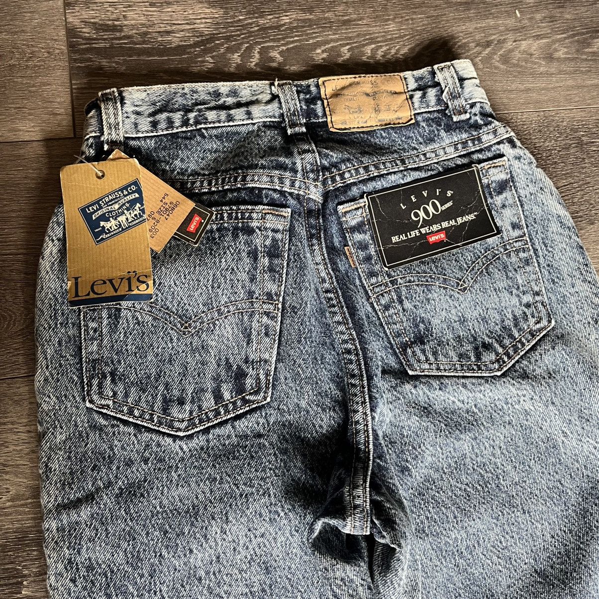 Levi's × Levi's Vintage Clothing × Vintage New Vintage 1980s Levi’s 900 Series Acid Wash Denim Jeans 5 Size 27" / US 4 / IT 40 - 4 Thumbnail