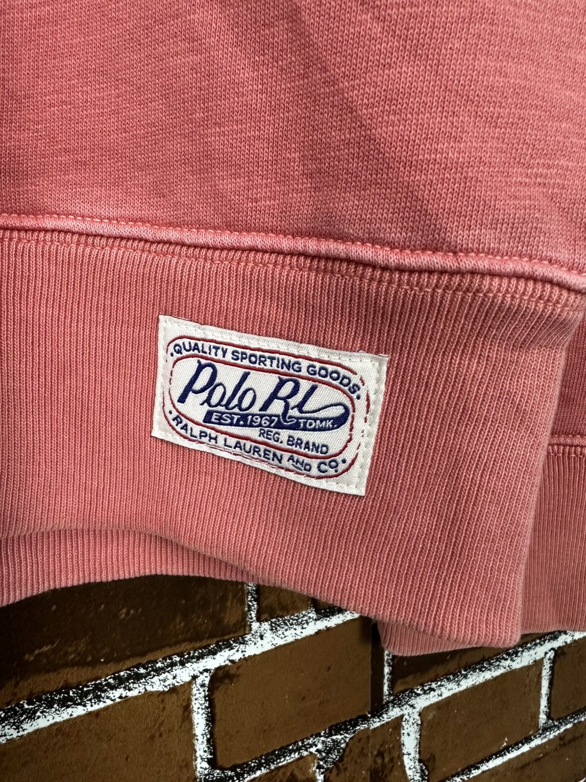 Polo Ralph Lauren Vintage US Polo Ralph Lauren Faded Bleach Crewneck Z401 Size US M / EU 48-50 / 2 - 8 Thumbnail