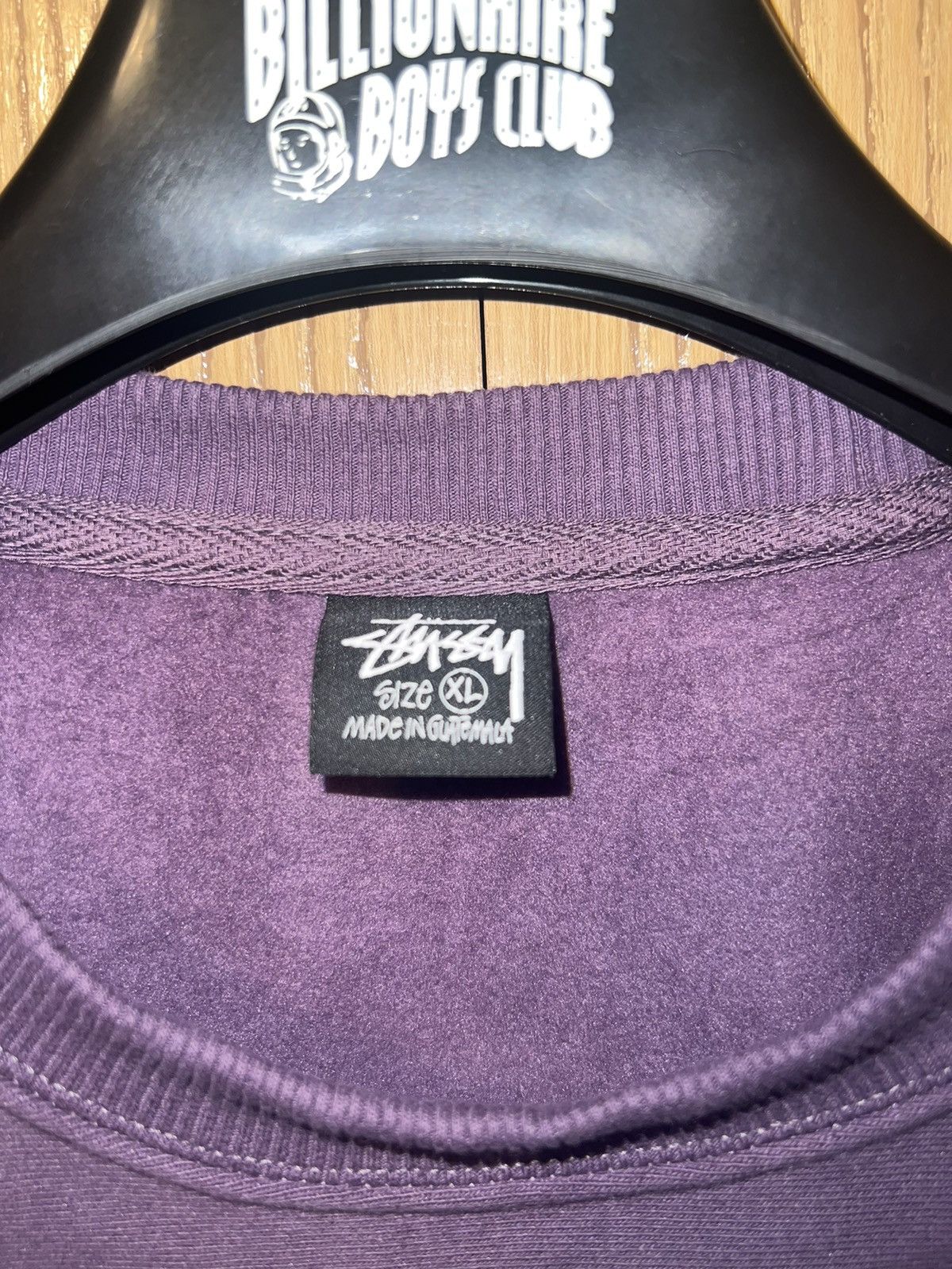 Stussy Stussy No. 4 Purple Crewneck Sz XL Size US XL / EU 56 / 4 - 2 Thumbnail