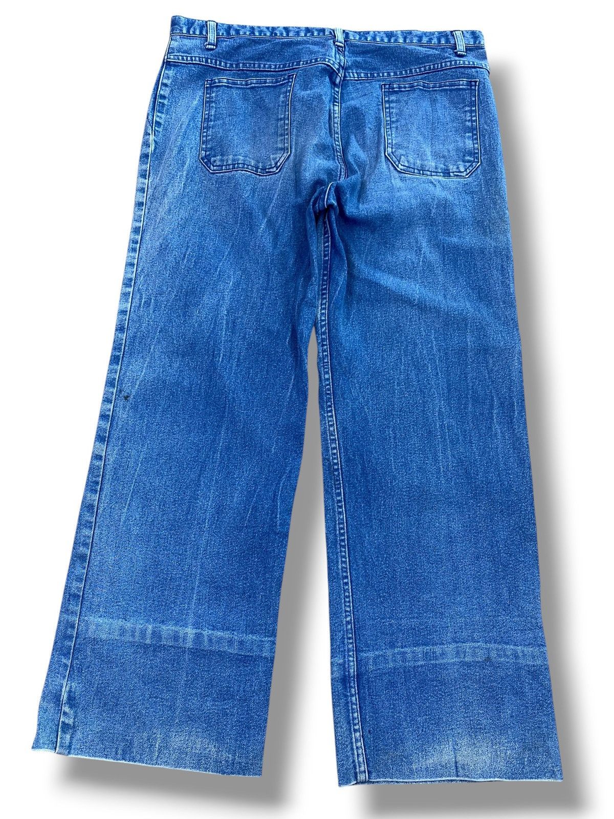 Japanese Brand Japanese Brand Bush Pant Style Loose Jeans Size US 33 - 3 Thumbnail