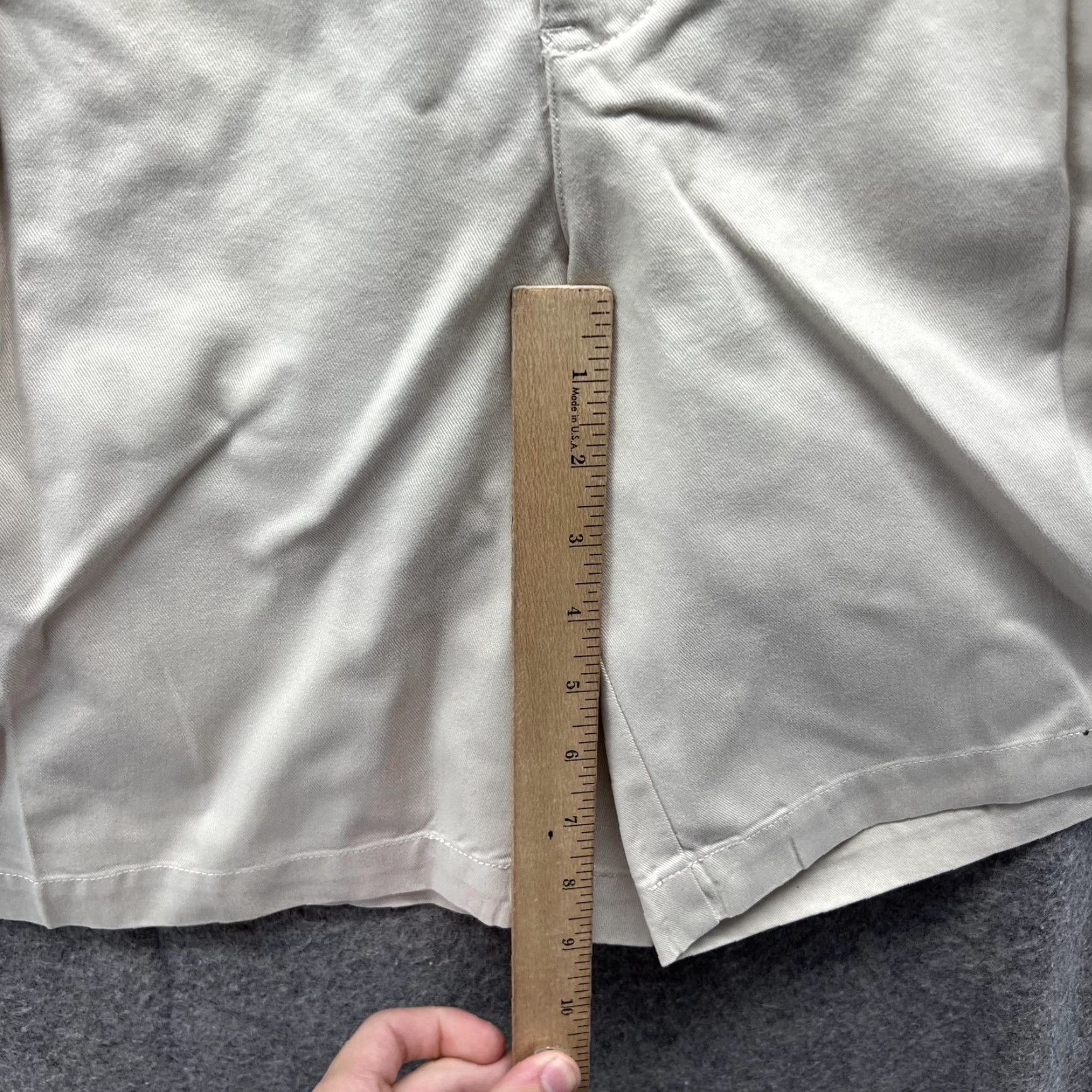 Polo Ralph Lauren Polo Ralph Lauren Shorts Men 36 Khaki Chino Pleated Tan Beige Cotton Vintage No Size US M / EU 48-50 / 2 - 7 Thumbnail