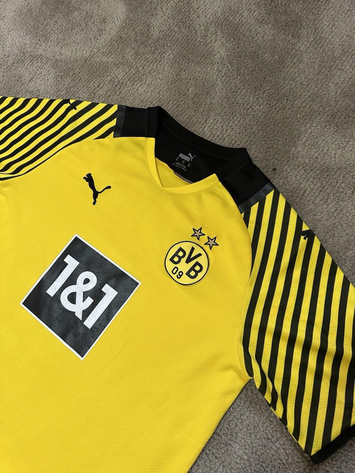 Puma Puma Borussia Dortmund Home 21/22 Yellow Soccer Jersey Sz XL Size US XL / EU 56 / 4 - 8 Thumbnail