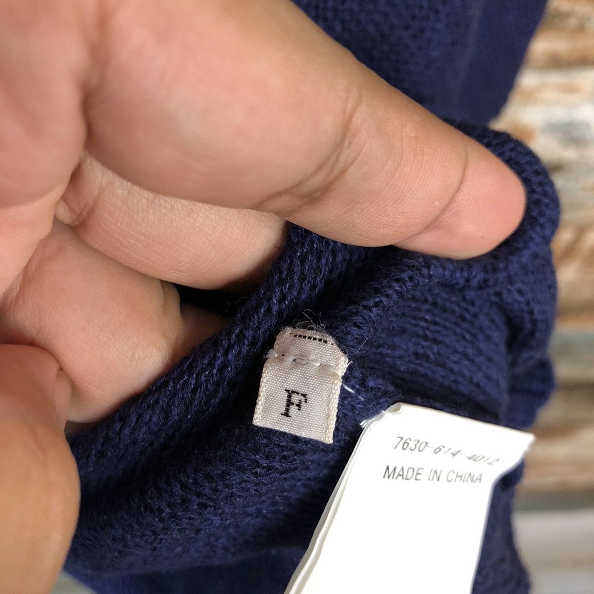 Homespun Knitwear × Japanese Brand Coen Blue Knitwear #A1621 Size XL / US 12-14 / IT 48-50 - 12 Thumbnail