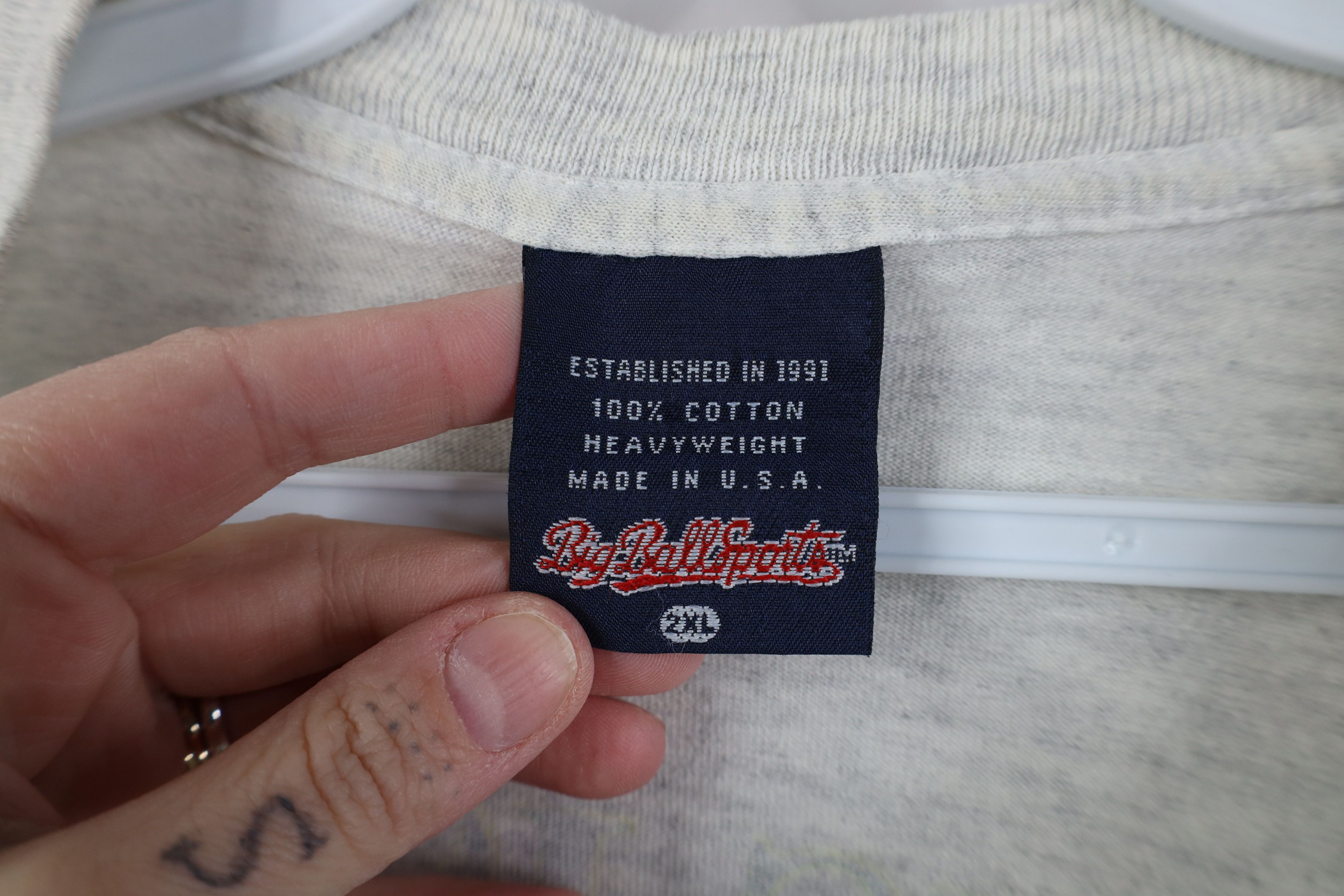 Vintage Vintage 90s Streetwear Sports Is Life T-Shirt Gray USA Size US XXL / EU 58 / 5 - 6 Thumbnail