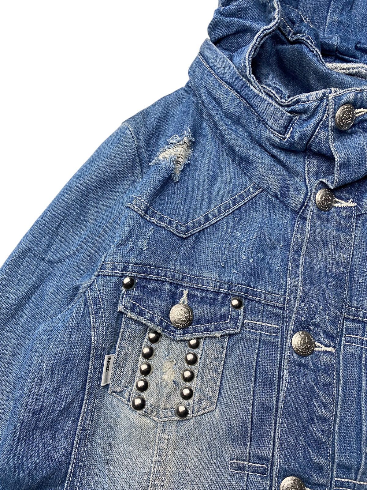 If Six Was Nine 2000's Back Number Bono Cyber Poem Denim Jacket Size US M / EU 48-50 / 2 - 7 Thumbnail