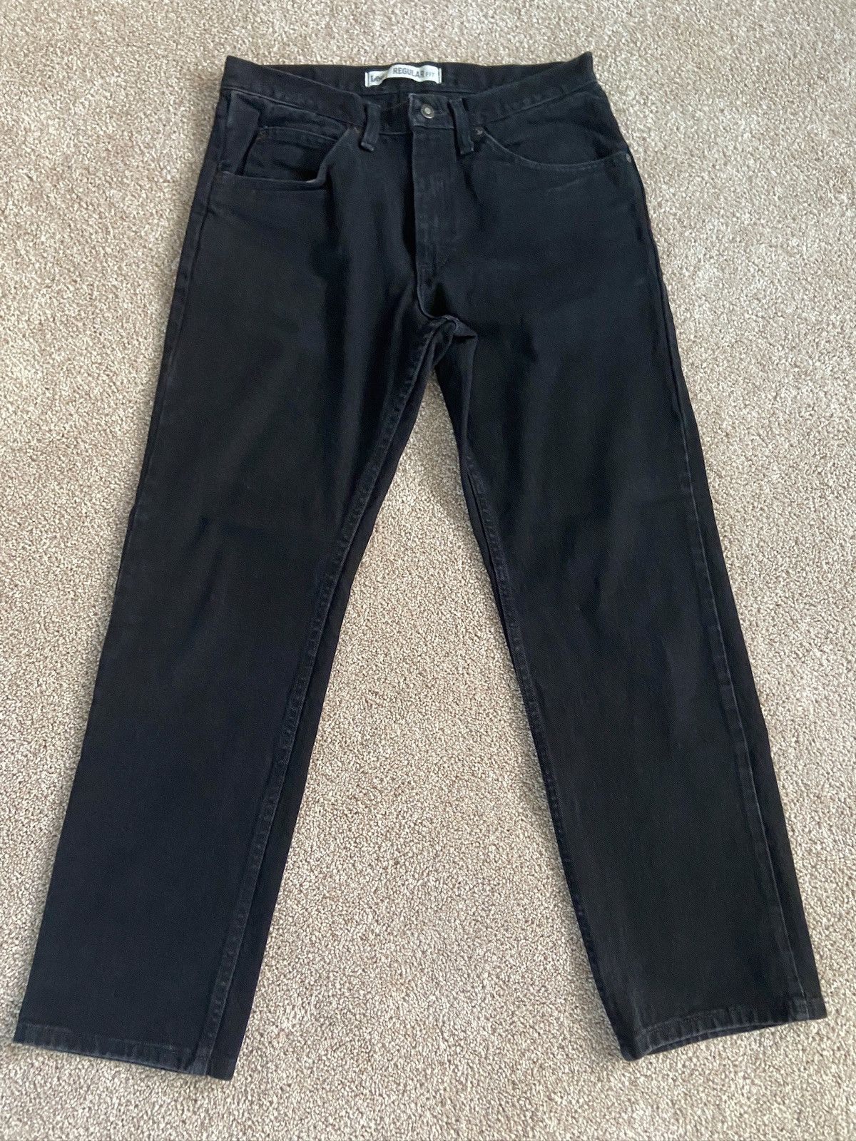 Lee × Vintage Vintage Lee Black Denim Jeans Size US 32 / EU 48 - 2 Thumbnail
