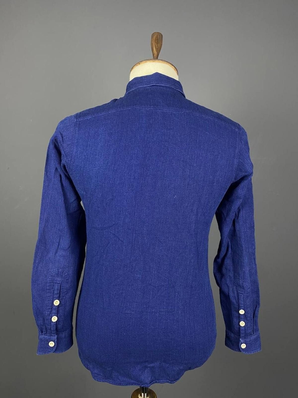Folk Folk Blue Long Sleeve Button Down Summer Shirt Size 2 Size US M / EU 48-50 / 2 - 5 Thumbnail