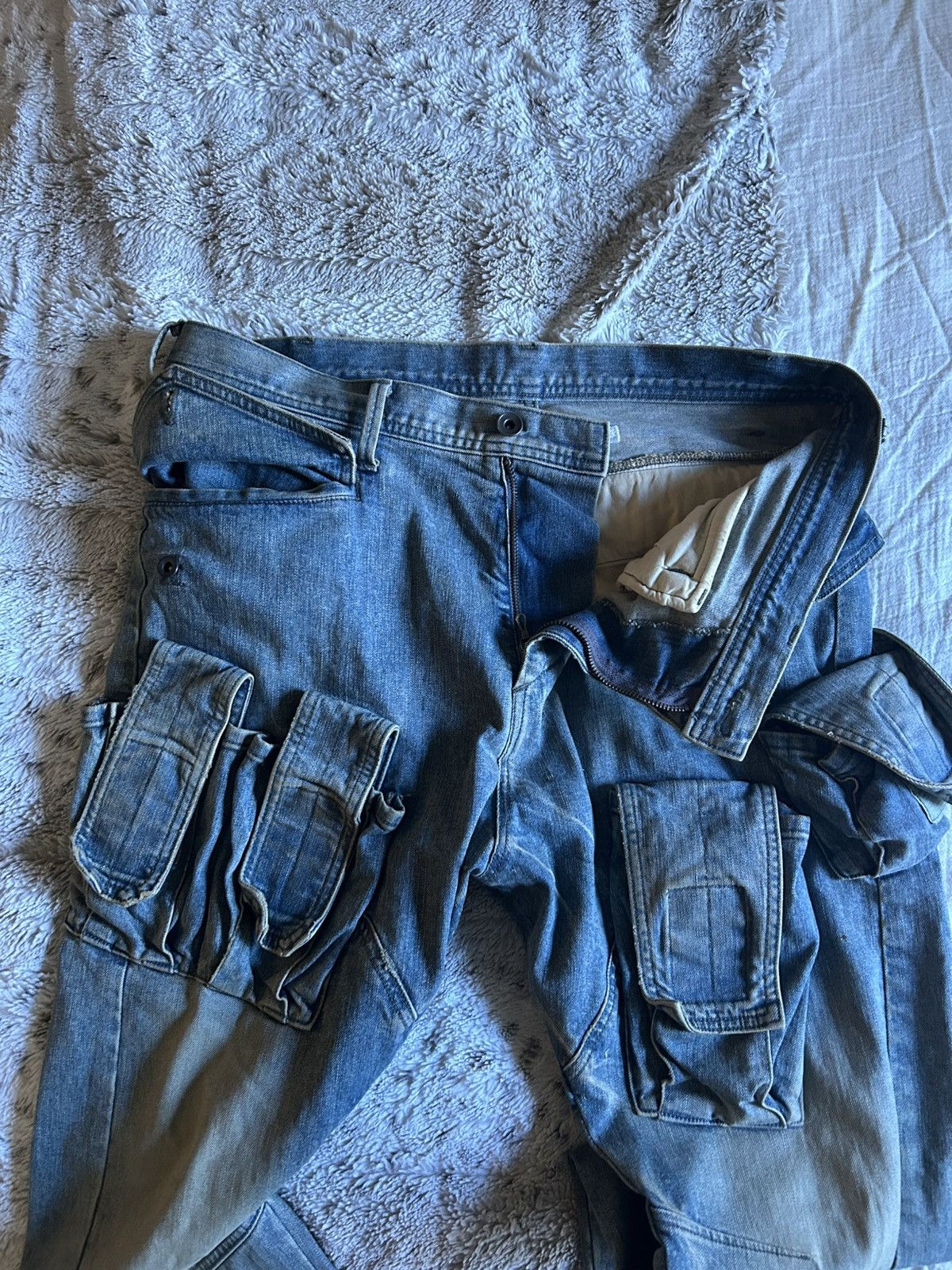 Julius Julius Rare Blue Gas Mask Cargos | Grailed