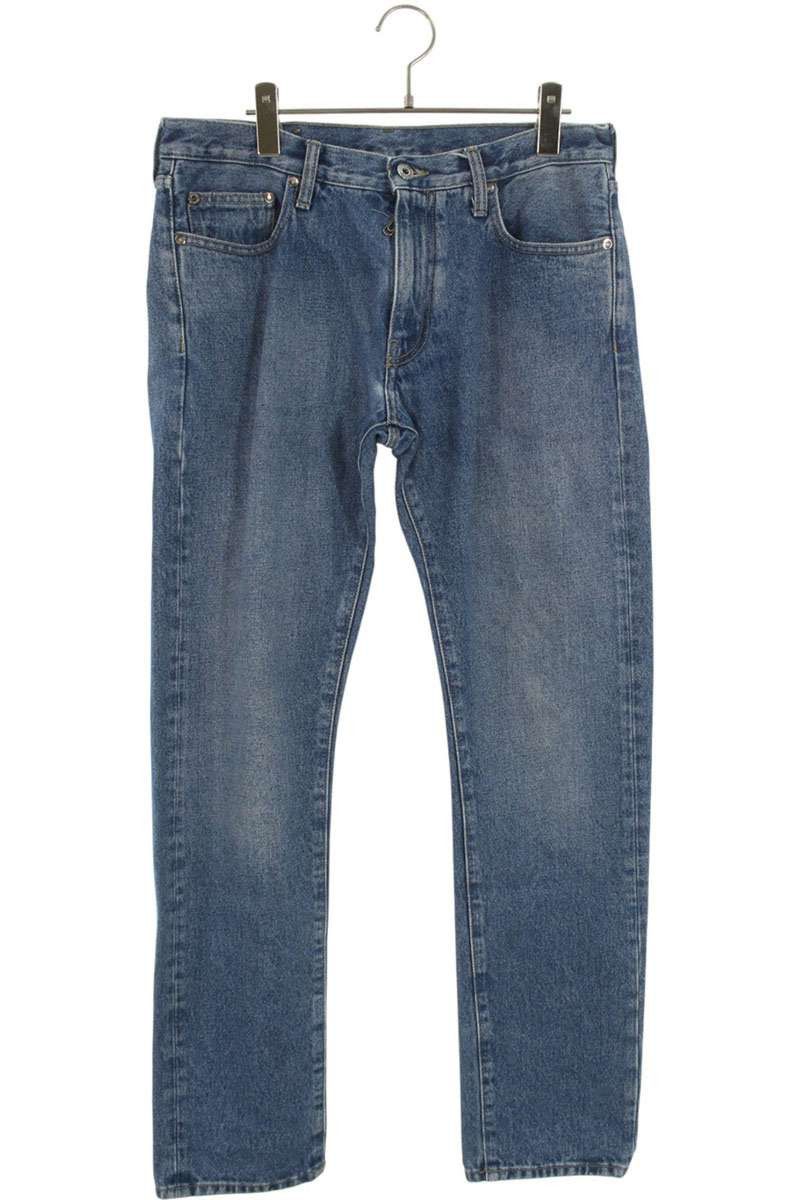 Off-White Off-White 21AW Print Denim Pants Blue Size 31 Size US 31 - 1 Thumbnail