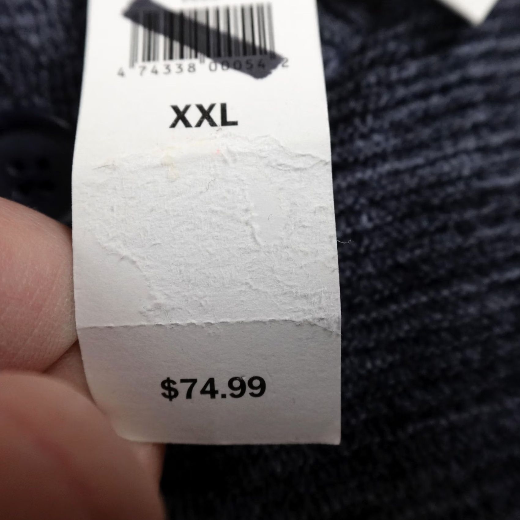 Banana Republic Banana Republic Sweater Cardigan Mens 2XL Blue Stripe Mock Neck Knit Cotton Button Pockets - Striped Knit Cardigan with Mock Neck, Long Sleeve, Casual Size US XXL / EU 58 / 5 - 5 Thumbnail