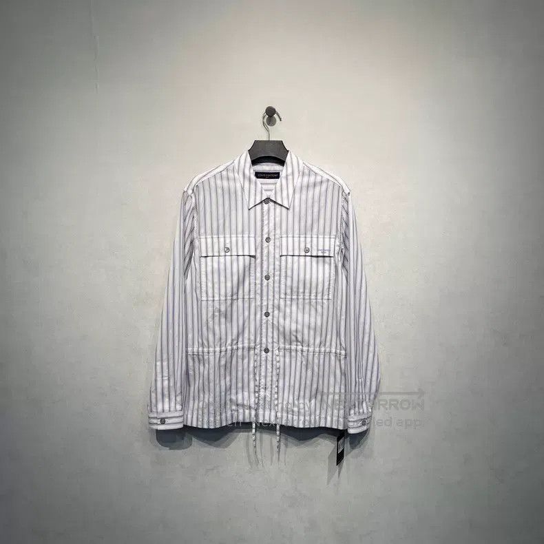 Louis Vuitton Louis Vuitton SS26 Vertical Stripe Long Sleeve Shirt Size US XL / EU 56 / 4 - 2 Thumbnail