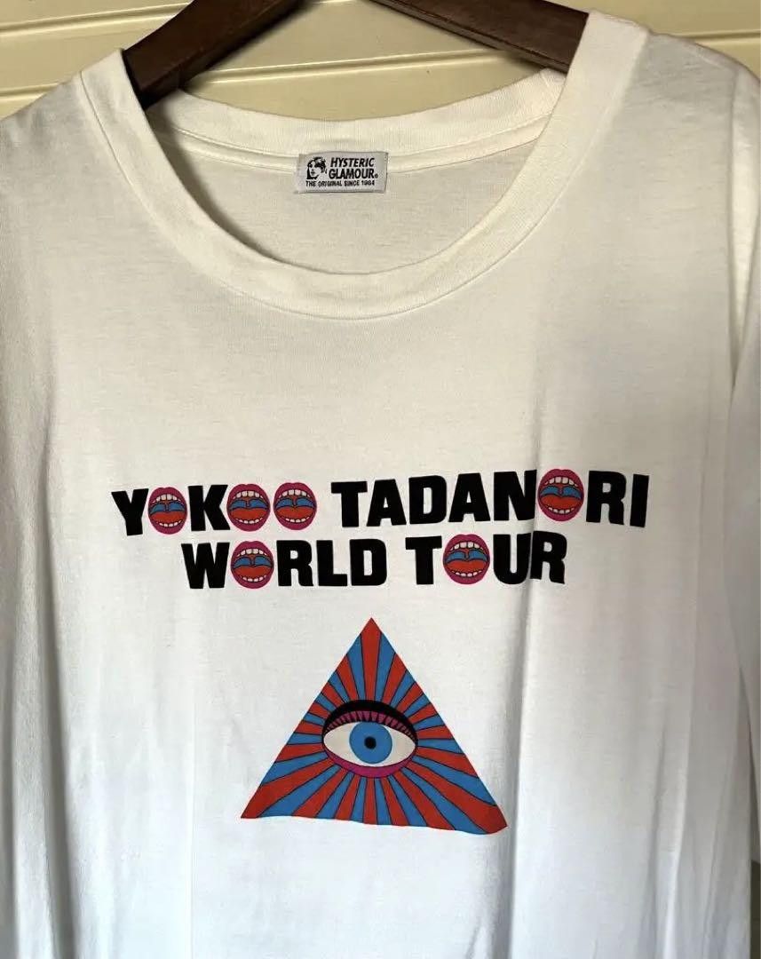 Hysteric Glamour HYSTERIC GLAMOUR YOKOO TADANORI WORLD TOUR T-Shirt White Size ONE SIZE - 2 Thumbnail