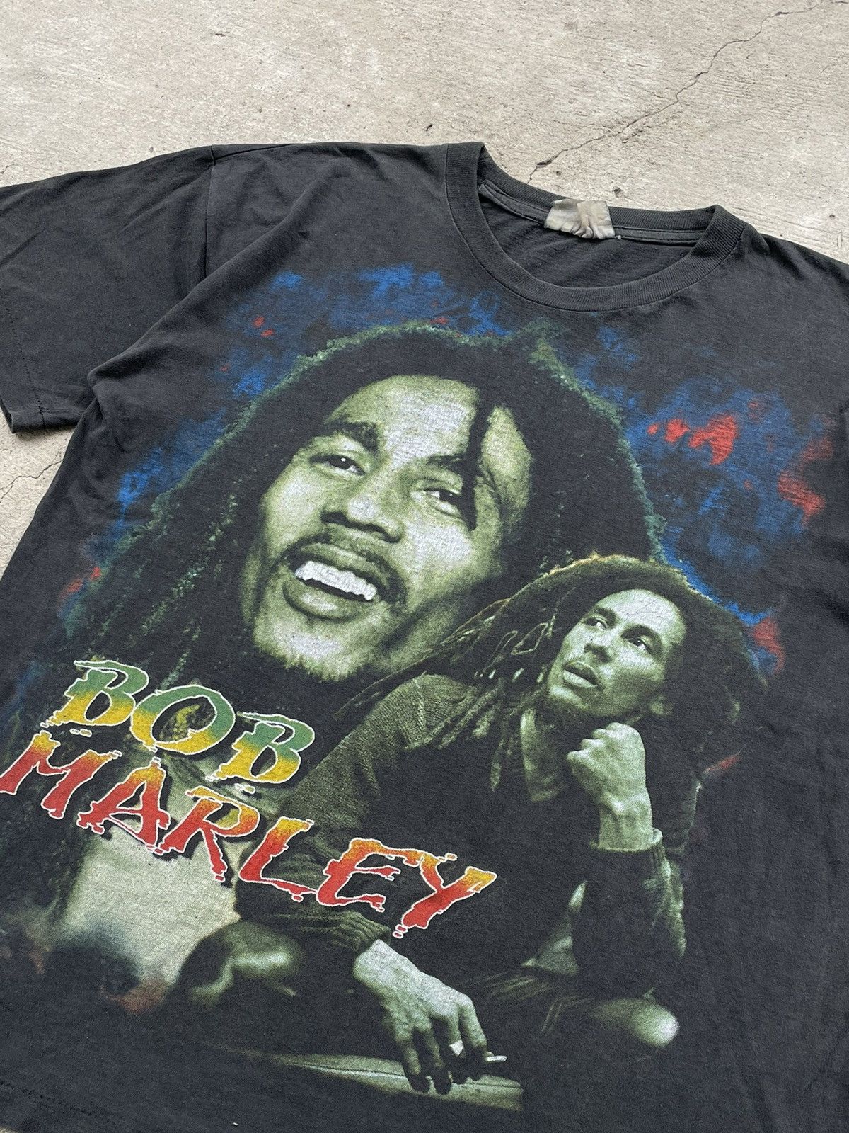 Rare 90’s Bob Marley ‘The King Of Reggae’ Rap Tee