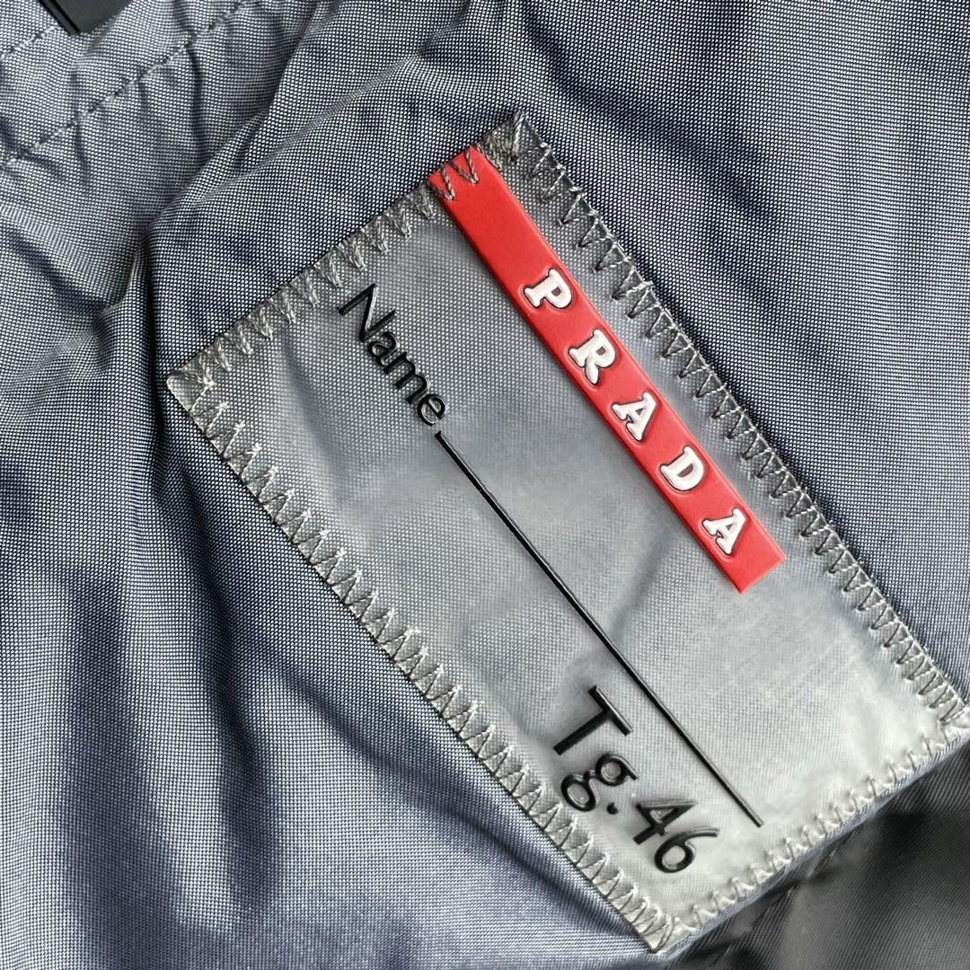 Prada Prada Sport - L SS09 Nylon Black Leather Jacket Wind Light Size US L / EU 52-54 / 3 - 7 Thumbnail