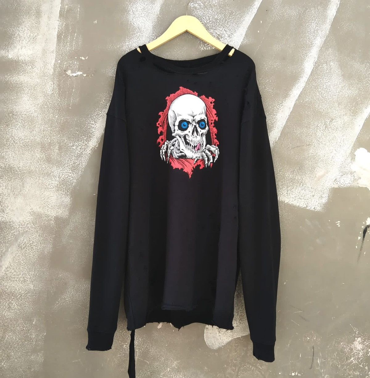 image of Ben Taverniti Unravel Project Srl Sweatshirts in Black, Men's (Size Large)