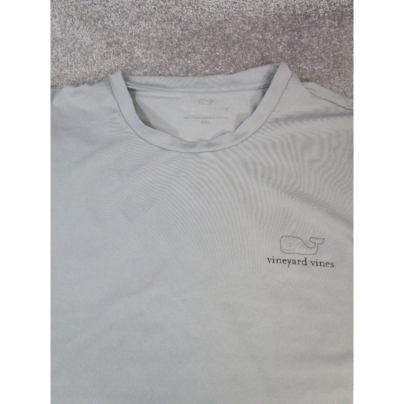 Vineyard Vines VINTAGE Vineyard Vines Shirt Mens 2XL Crew Neck Long Sleeve Gray Solid T-Shirt 90s Concert Mens Size US XXL / EU 58 / 5 - 2 Thumbnail