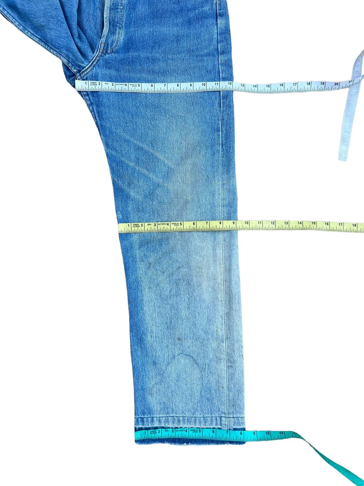 Levi's Vintage 1994 Levi’s 501 Sun Faded Denim Jeans Size US 32 / EU 48 - 4 Thumbnail