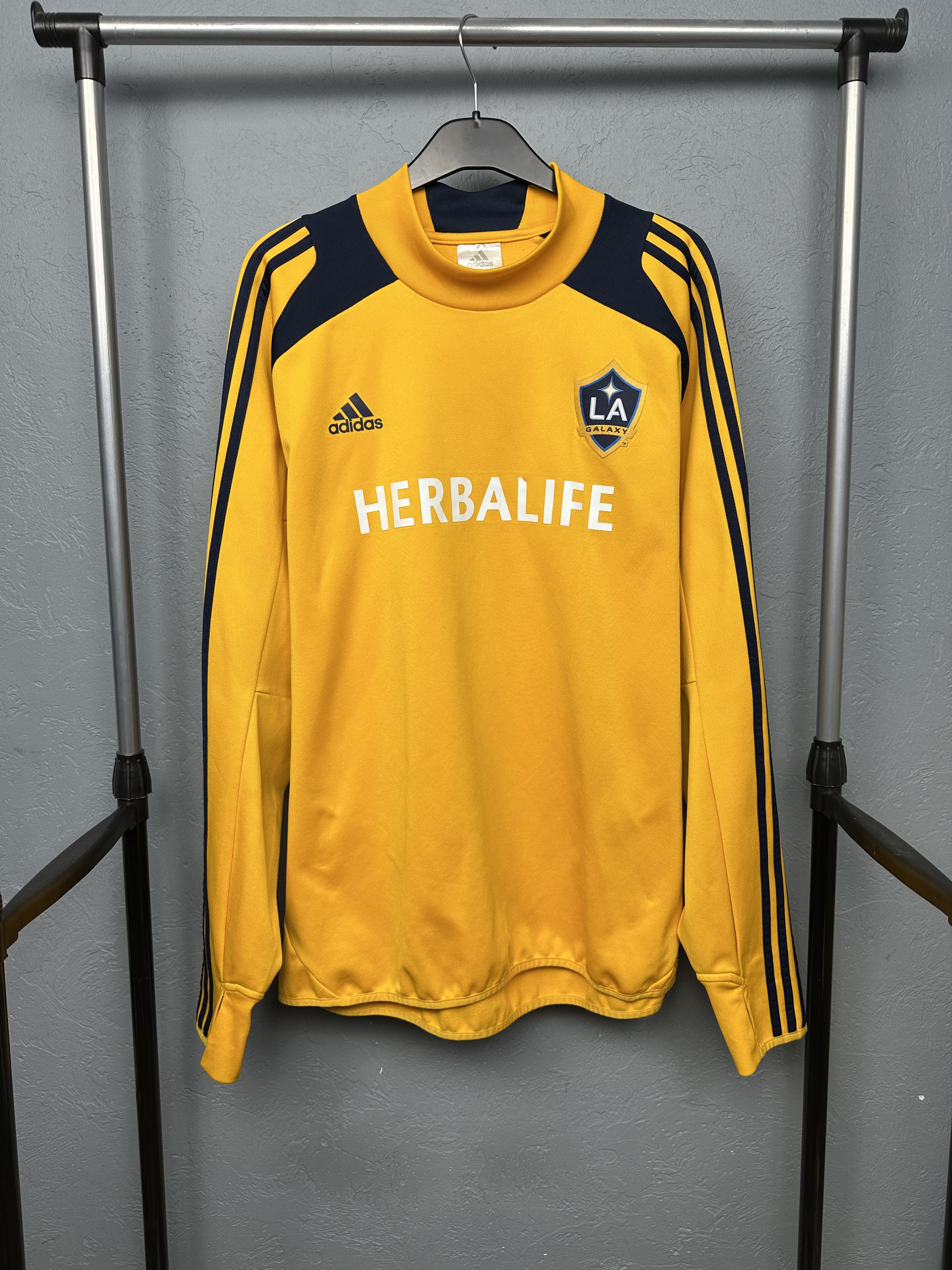 Adidas LA Galaxy 2011/2012 Adidas Soccer Jersey T-Shirt Size US XL / EU 56 / 4 - 1 Thumbnail