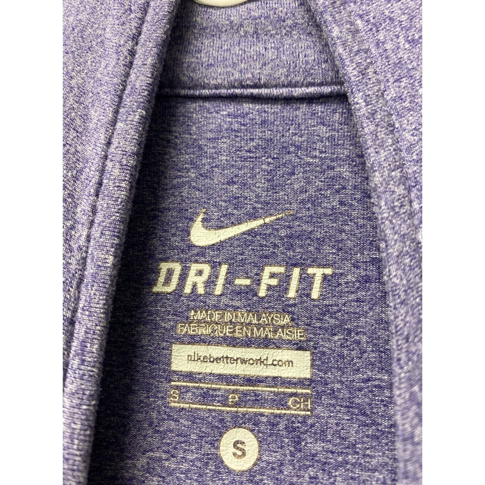 Nike Nike Zip Dri-Fit Performance Pullover Shirt S Running Lavender Unisex Adults S Lavender Nike Shirt 90s Sports Running Mens Womens Size S / US 4 / IT 40 - 4 Thumbnail
