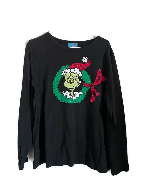Vintage Vintage Y2K Michael Simon Dr. Seuss The Grinch Shirt Large Size L / US 10 / IT 46 - 1 Thumbnail