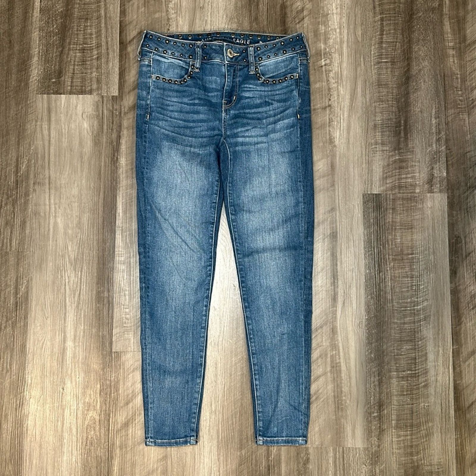 American Eagle Outfitters American Eagle Next Level Stretch Jeggings - 4S Size 27" / US 4 / IT 40 - 1 Thumbnail