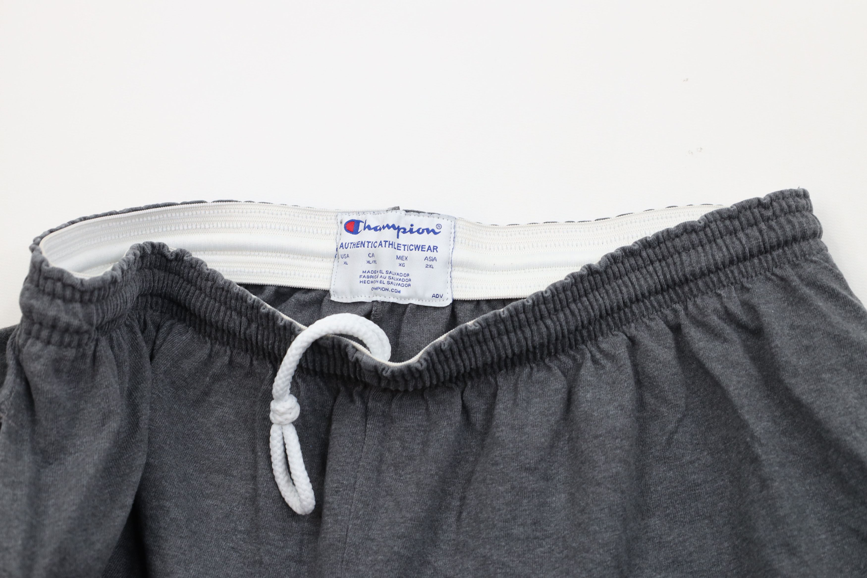 Champion Vintage Y2K Champion Logo Above Knee Shorts Heather Gray Size US 36 / EU 52 - 7 Thumbnail
