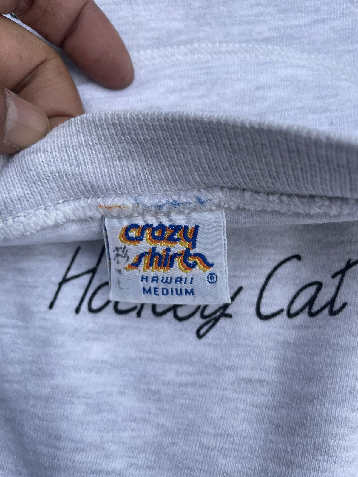 Vintage Vintage Crazy Shirt Happy Cat Crewneck Size US M / EU 48-50 / 2 - 8 Thumbnail