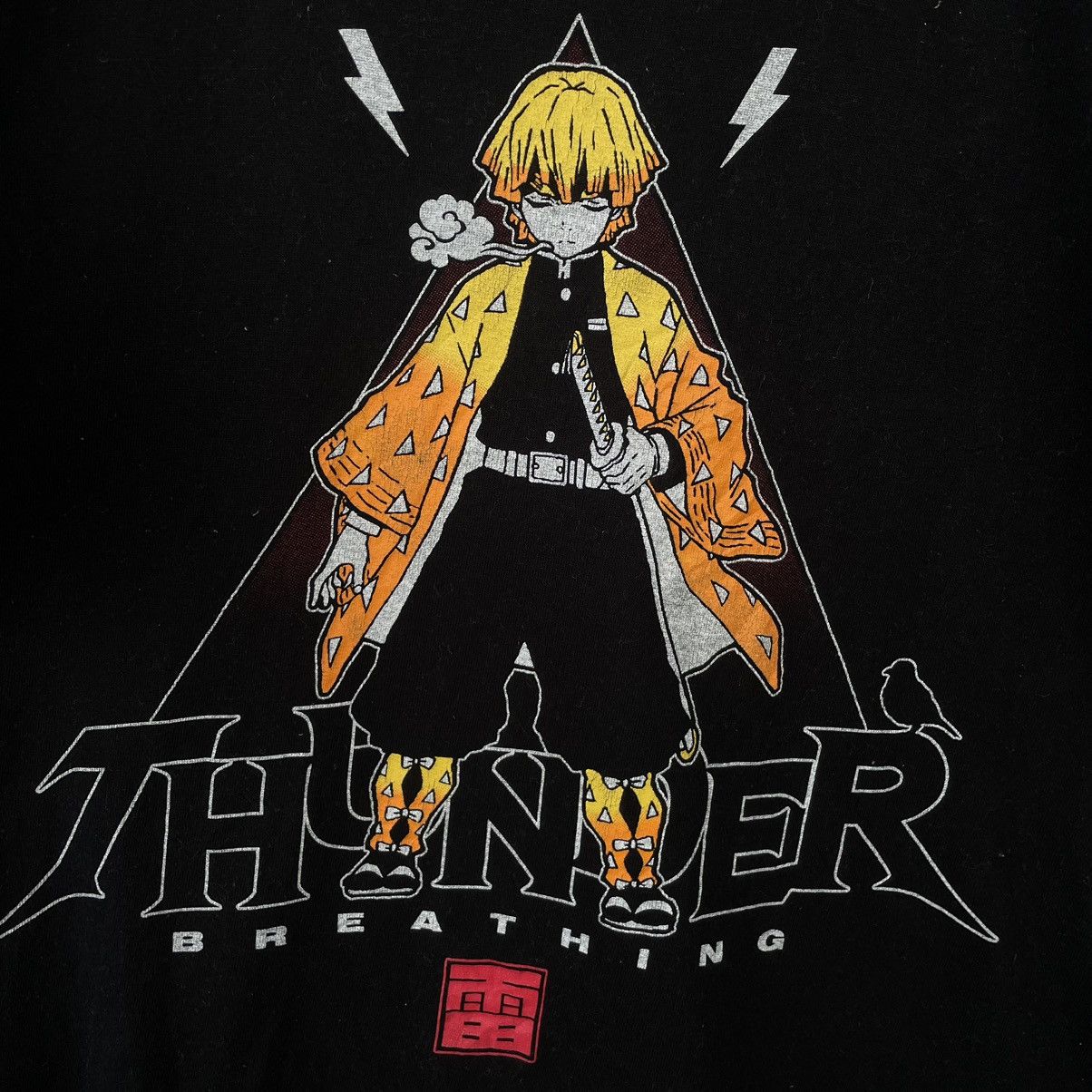Anime × Japanese Brand Cospa Demon Slayer Zenitsu Agatsuma Anime T-Shirt Size US L / EU 52-54 / 3 - 2 Thumbnail