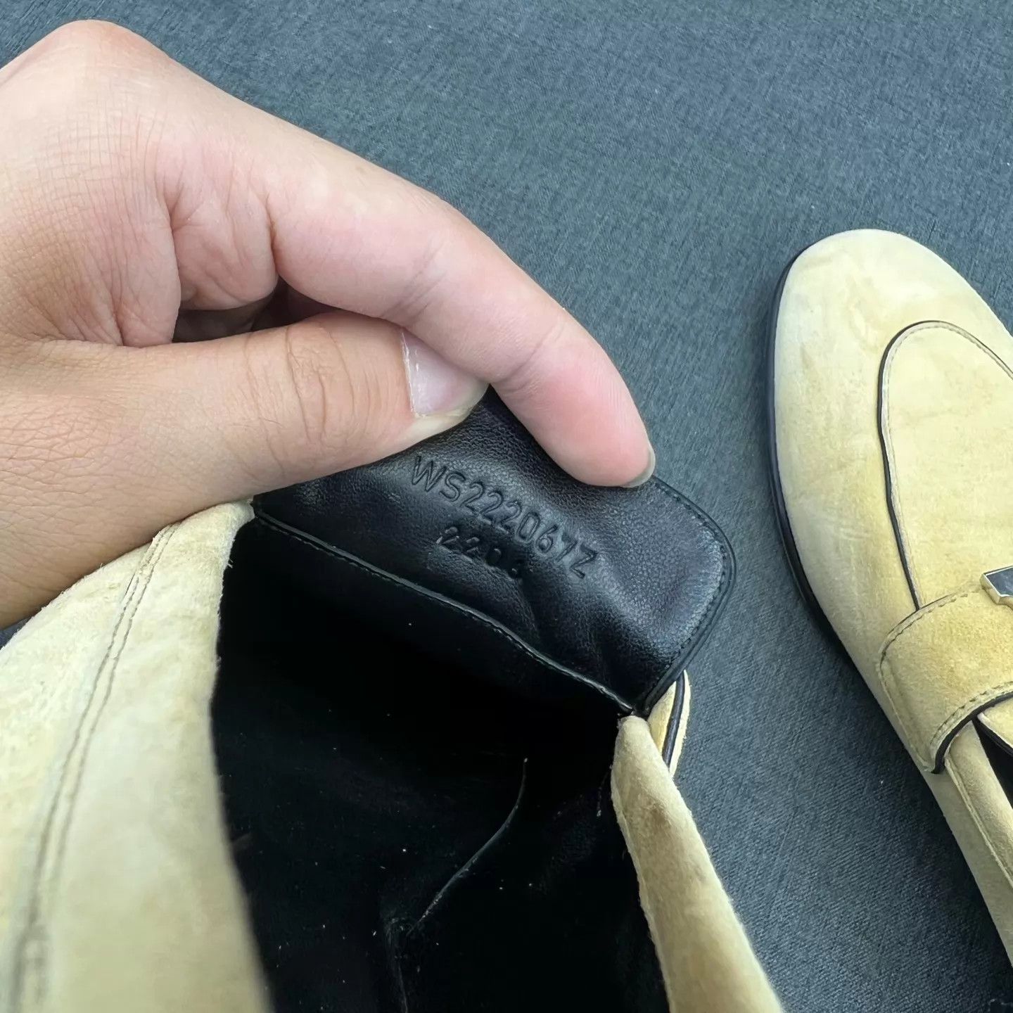 Hermes Hermès H Buckle Khaki Suede Loafer 38 Original Box Size US 7.5 / IT 37.5 - 8 Thumbnail
