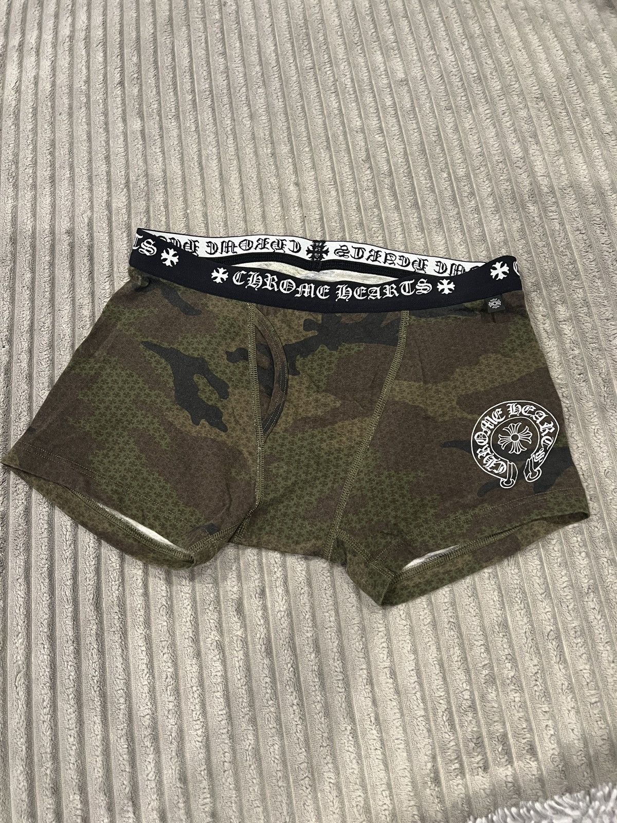 Pre-owned Chrome Hearts Camo Boxer Briefs Underwear