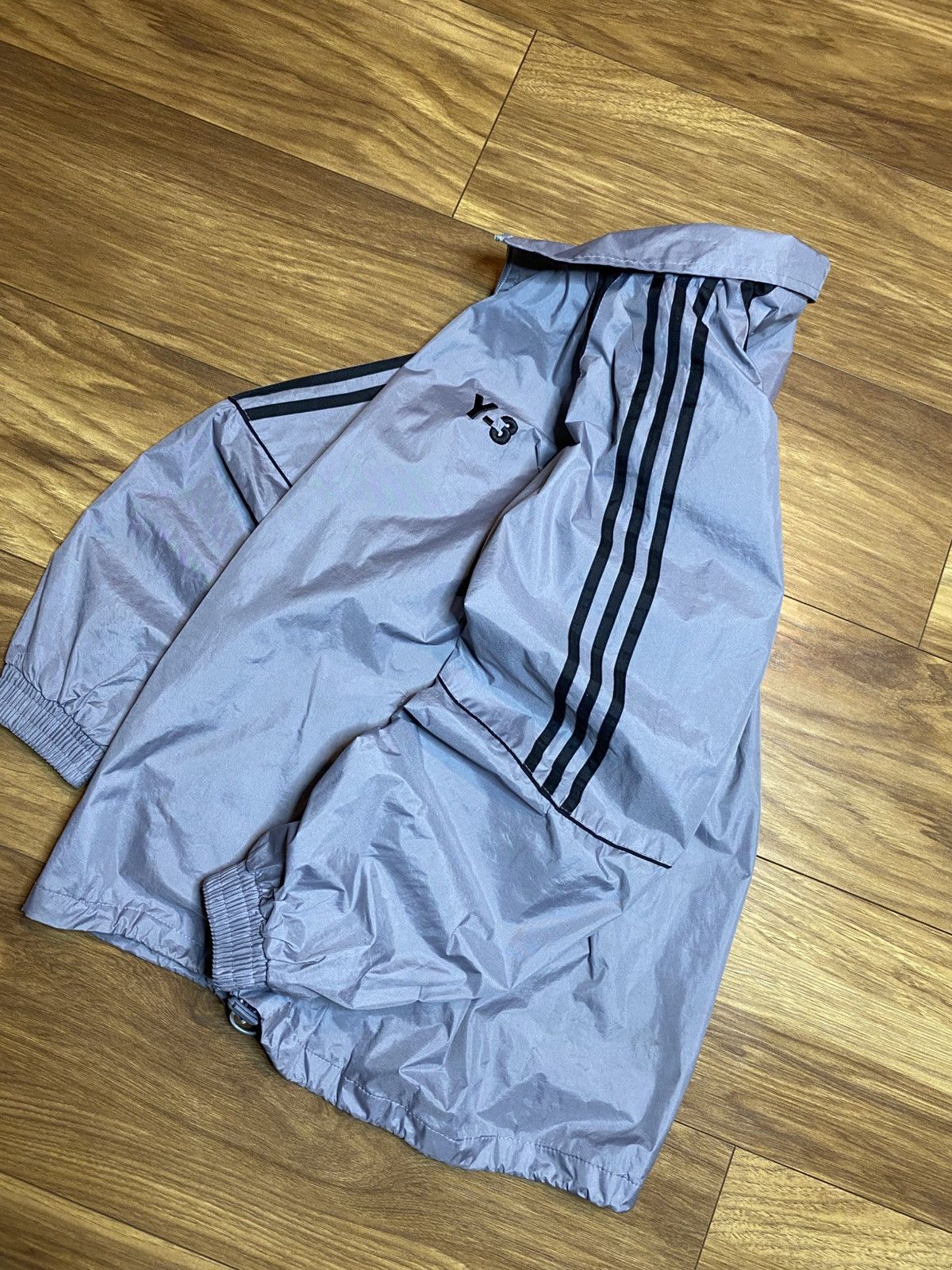 Yohji Yamamoto Vinatage Y-3 Adidas Nylon Track Jacket Y2 Japanese Style Size US M / EU 48-50 / 2 - 4 Thumbnail