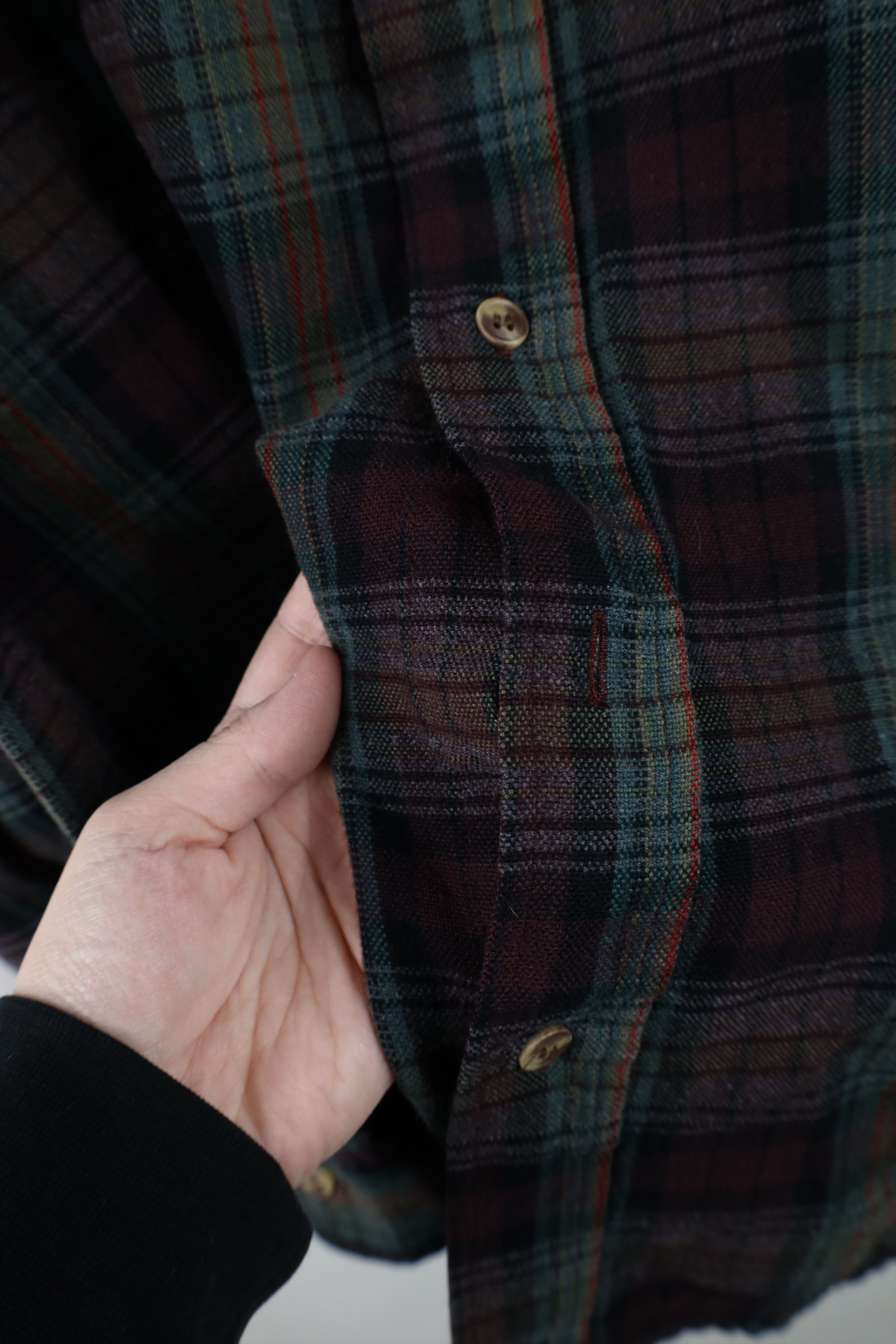 Vintage Vintage 80s 90s Streetwear Knit Board Button Shirt Plaid Size US XXL / EU 58 / 5 - 4 Thumbnail