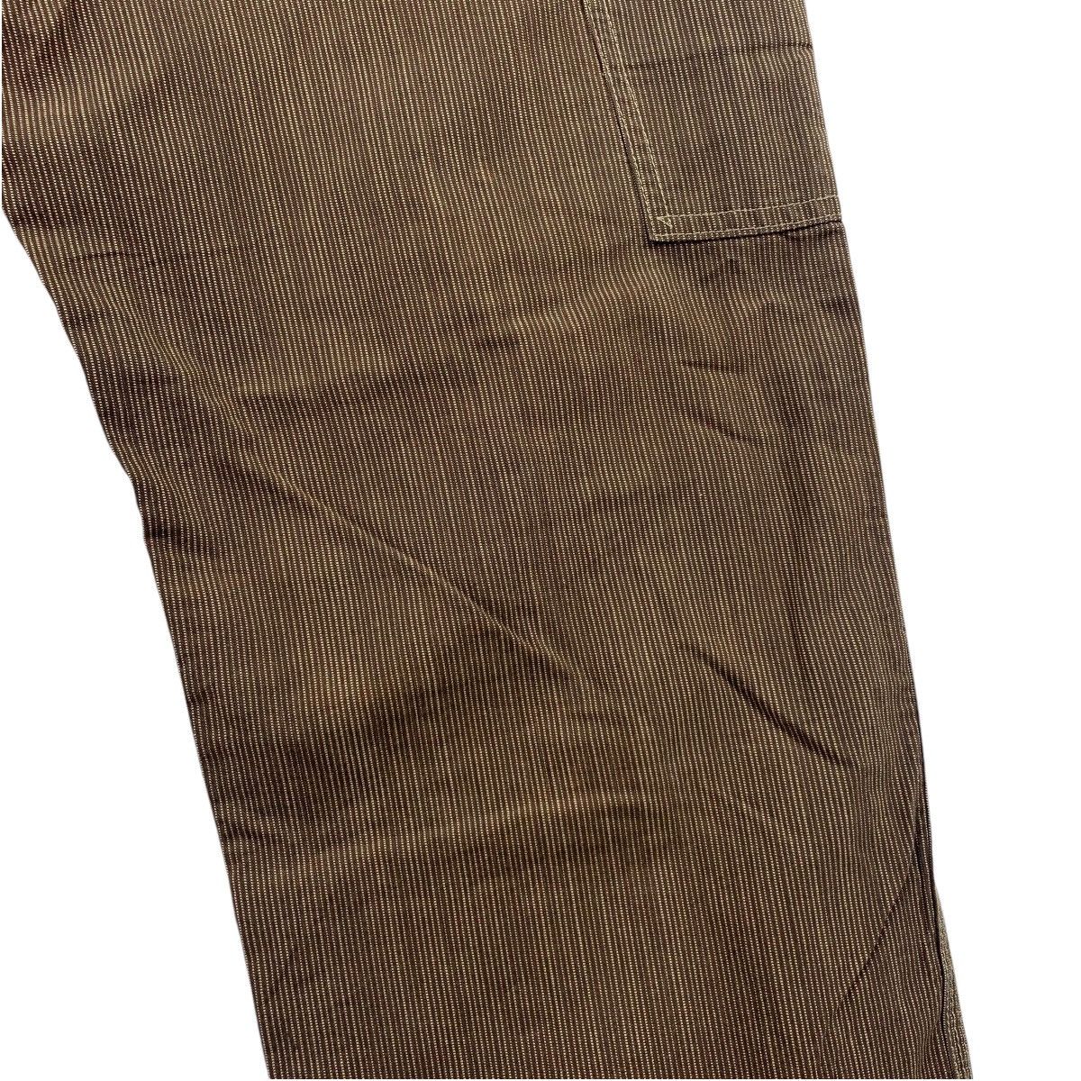 Supreme × Vintage Vintage SUPREME brown strip workpants USA made Size US 36 / EU 52 - 20 Thumbnail