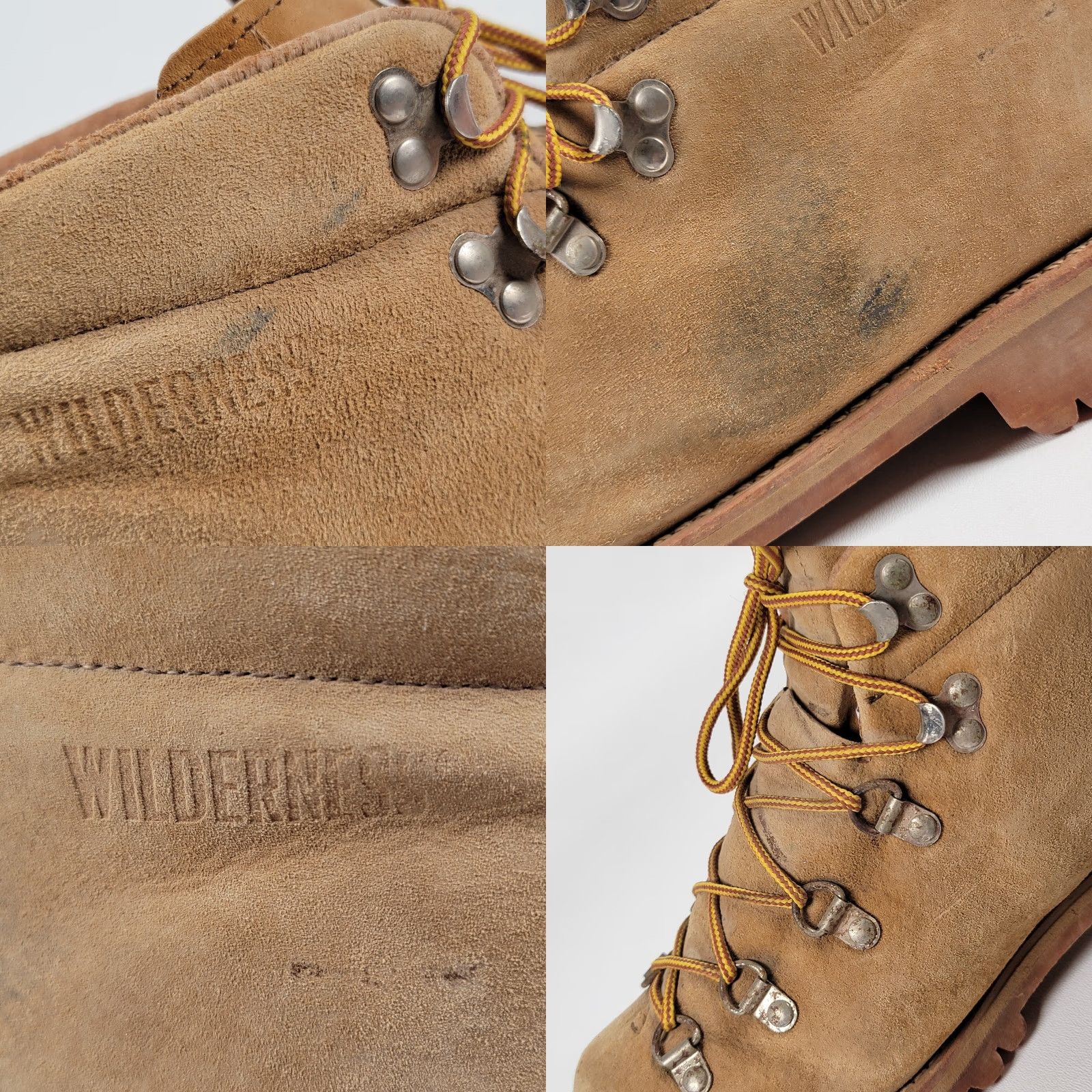 Vintage Wilderness Tam LeatherHiking Boots Workwear Mens 8M Brown Leather Lace Up Boot Size US 8 / EU 41 - 9 Thumbnail