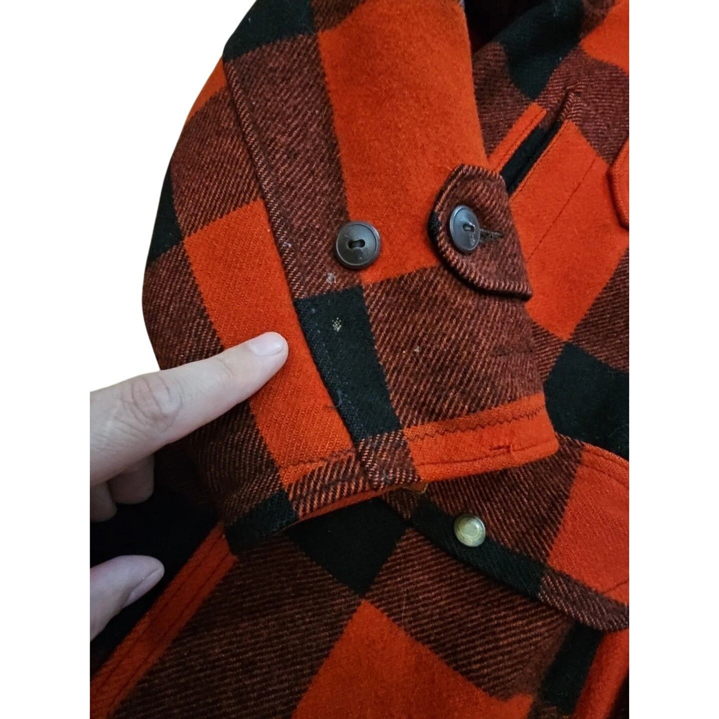 Woolrich Woolen Mills 1950s Woolrich Buffalo Plaid Mackinaw Jacket (Size 40) Size US M / EU 48-50 / 2 - 8 Thumbnail