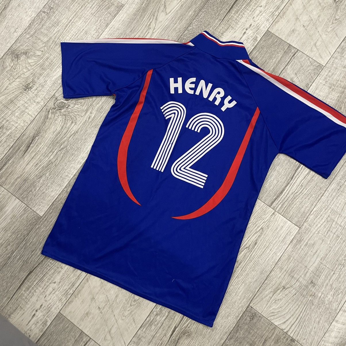 Vintage Vintage 90s France Henry 12 fff jersey football tee shirt Size US M / EU 48-50 / 2 - 2 Thumbnail