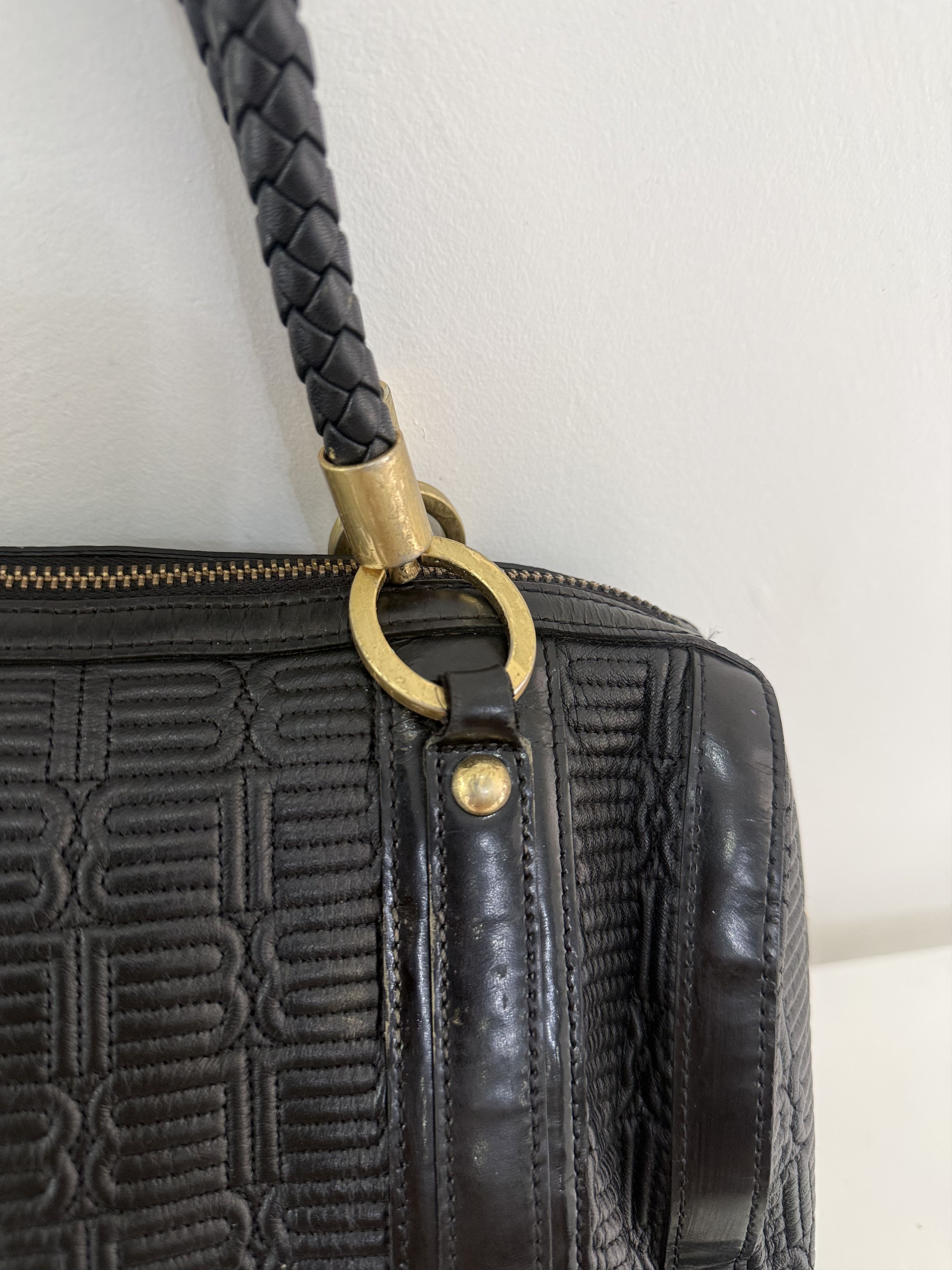 Balenciaga Balenciaga - Vintage Mini Leather Quilted Boston Bag Size ONE SIZE - 9 Thumbnail