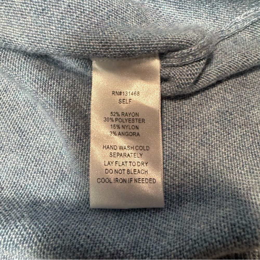 Other William B Angora Blend Blue Sweater Size M Size M / US 6-8 / IT 42-44 - 8 Thumbnail